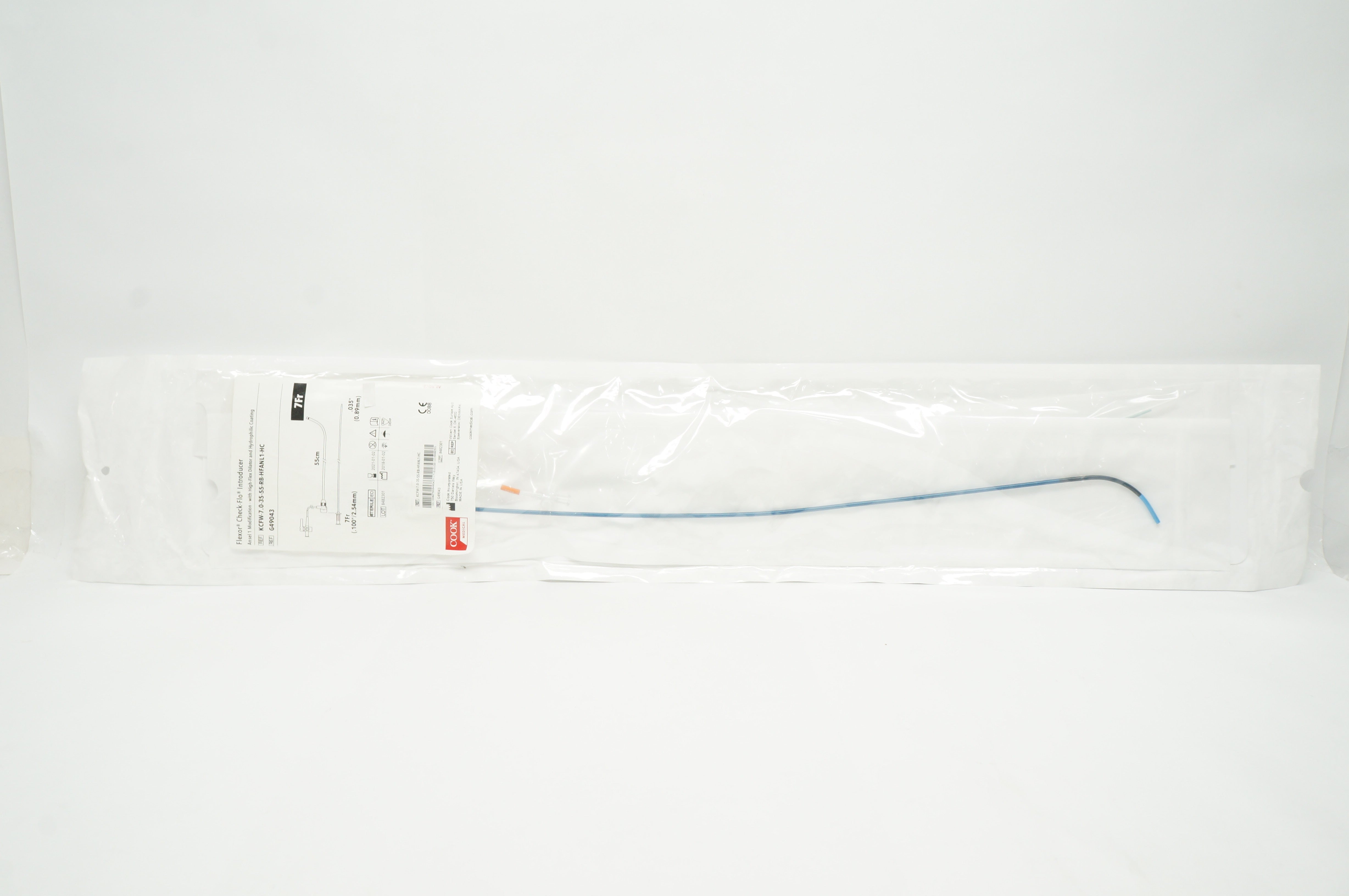 Cook Medical G49043 Flexor Check-Flo Introducer 7Fr x 55cm x 0.35 inch (x)