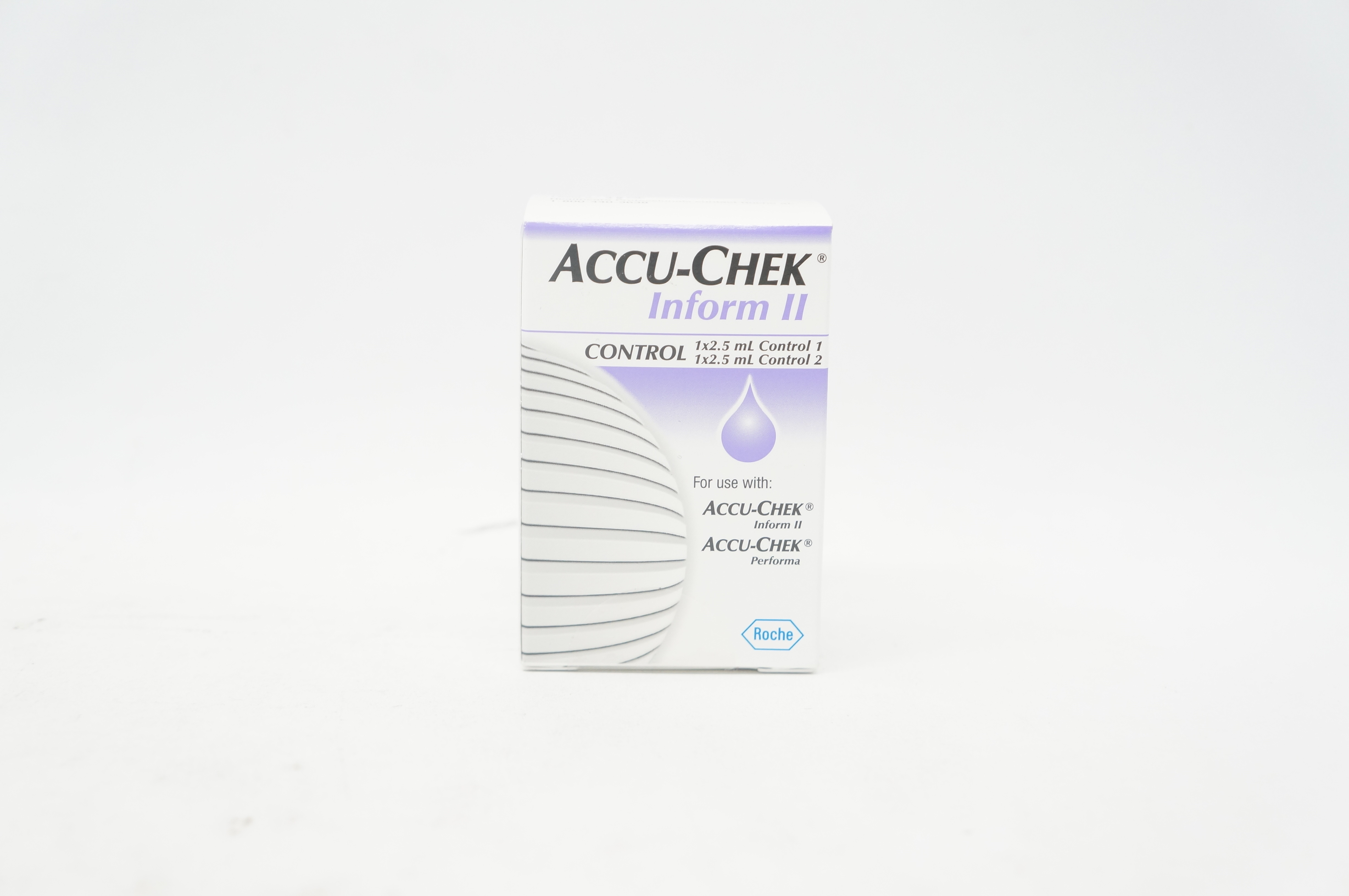 Roche 05213509001 ACCU-Chek Inform II Control1 1 x 2.5ml, Control2 1 x 2.5ml (x)