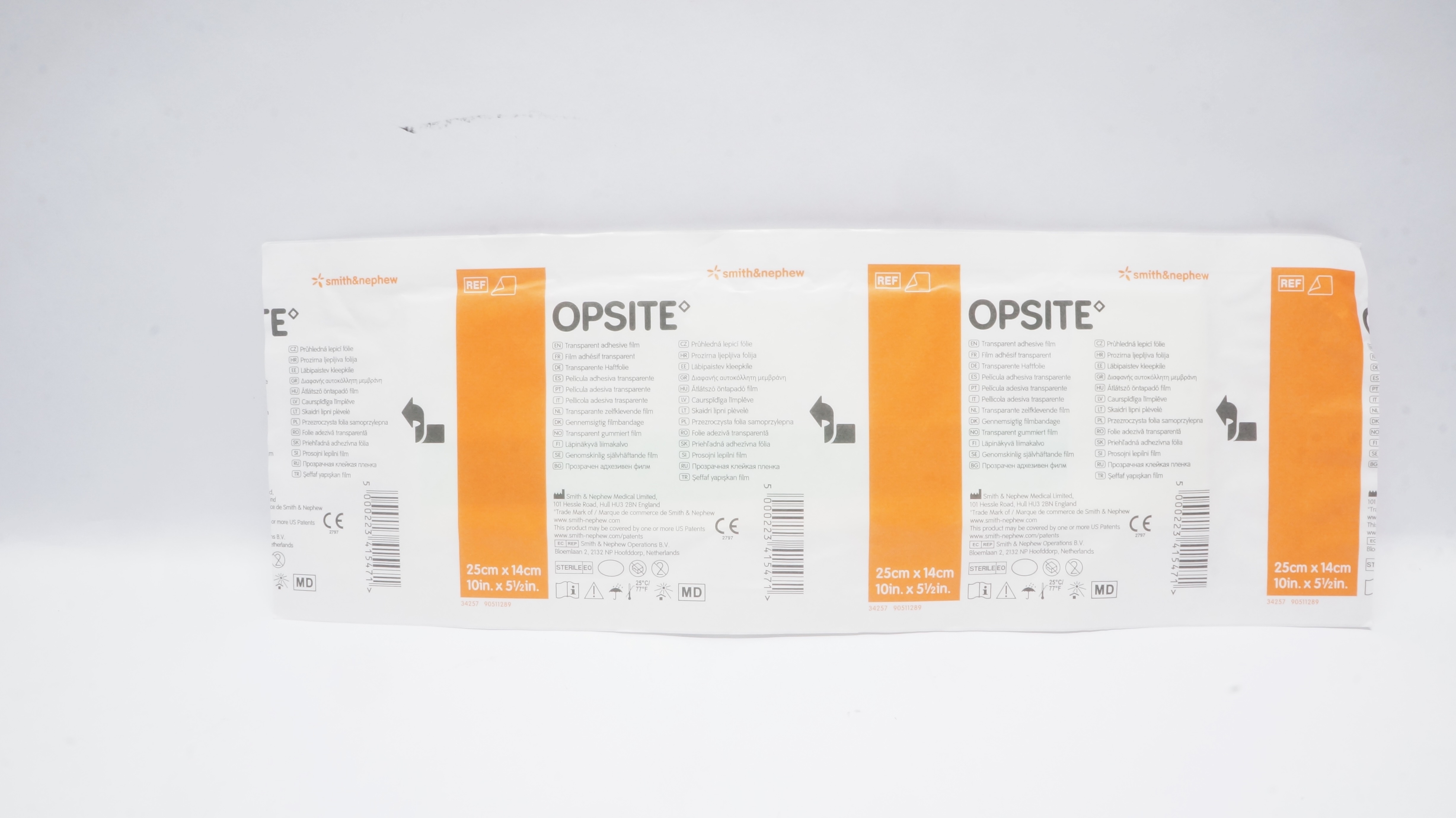Smith&Nephew 4967 Opsite Transparent Adhesive Dressing 10inch x 5-1/2inch