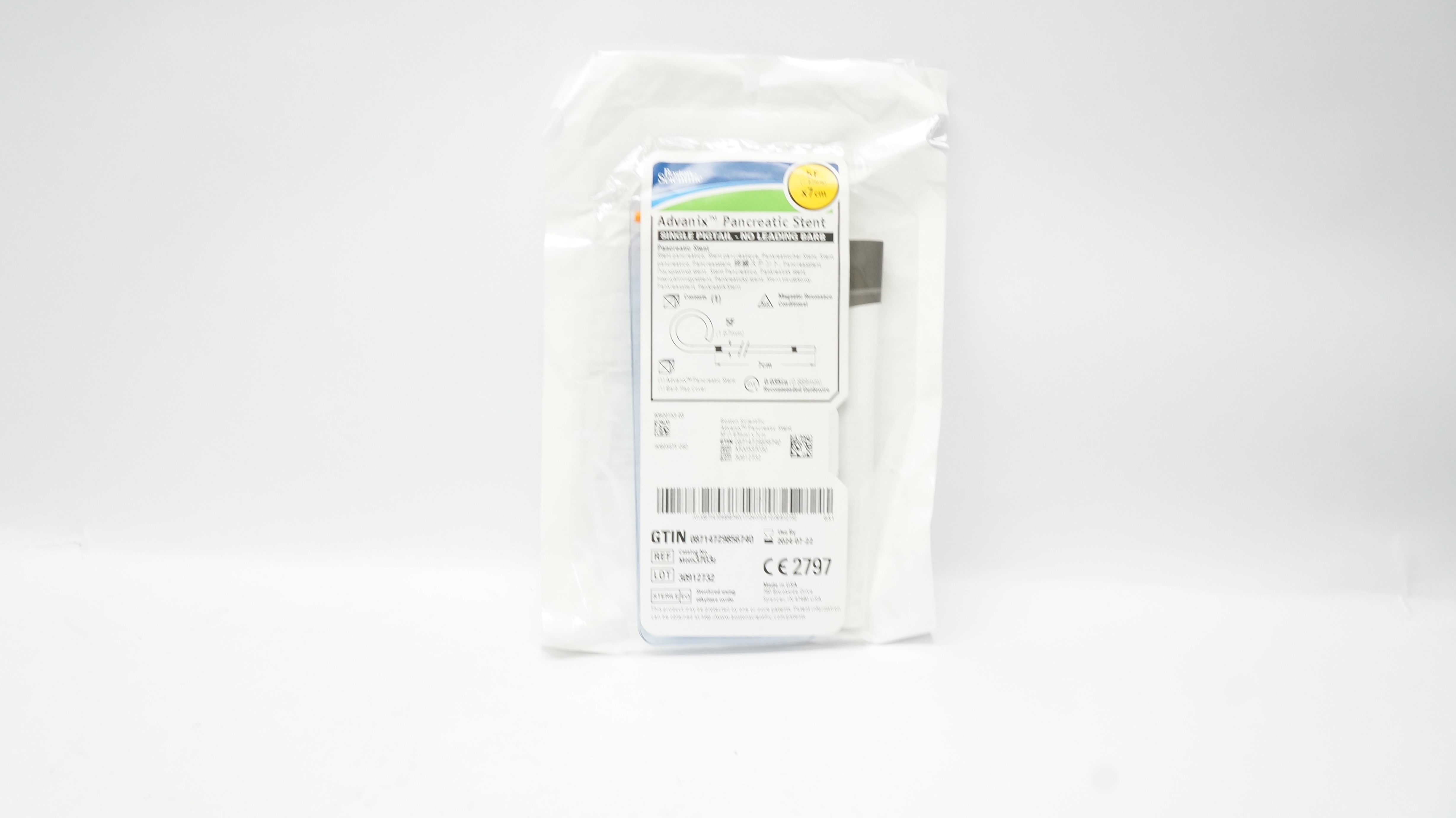 Boston Scientific M00537030 Advanix Pancreatic Stnt 5F x 7cm (x)