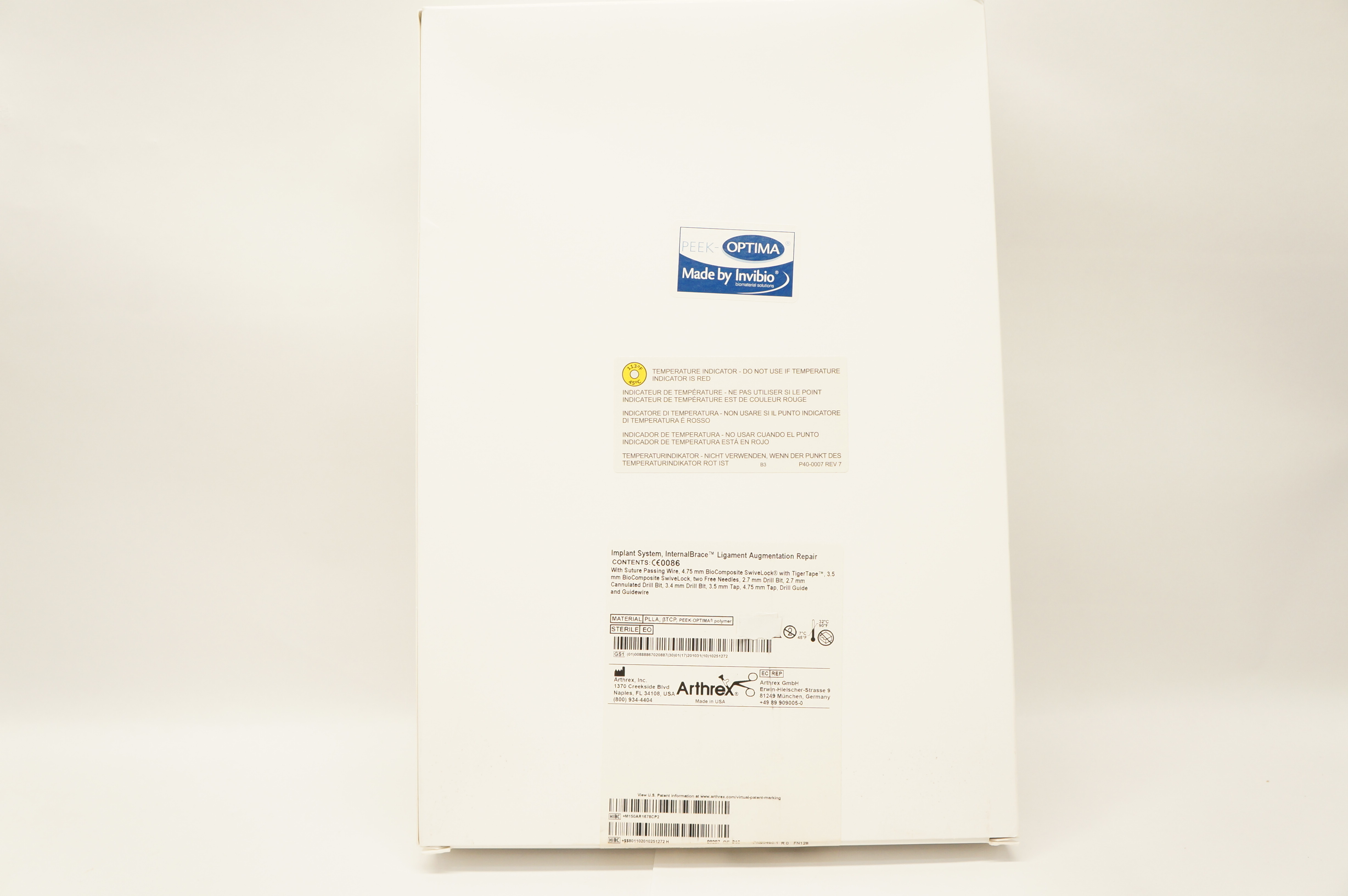 Arthrex AR-1678-CP Implant System InternalBrace Ligament Augmentation Repair (x)