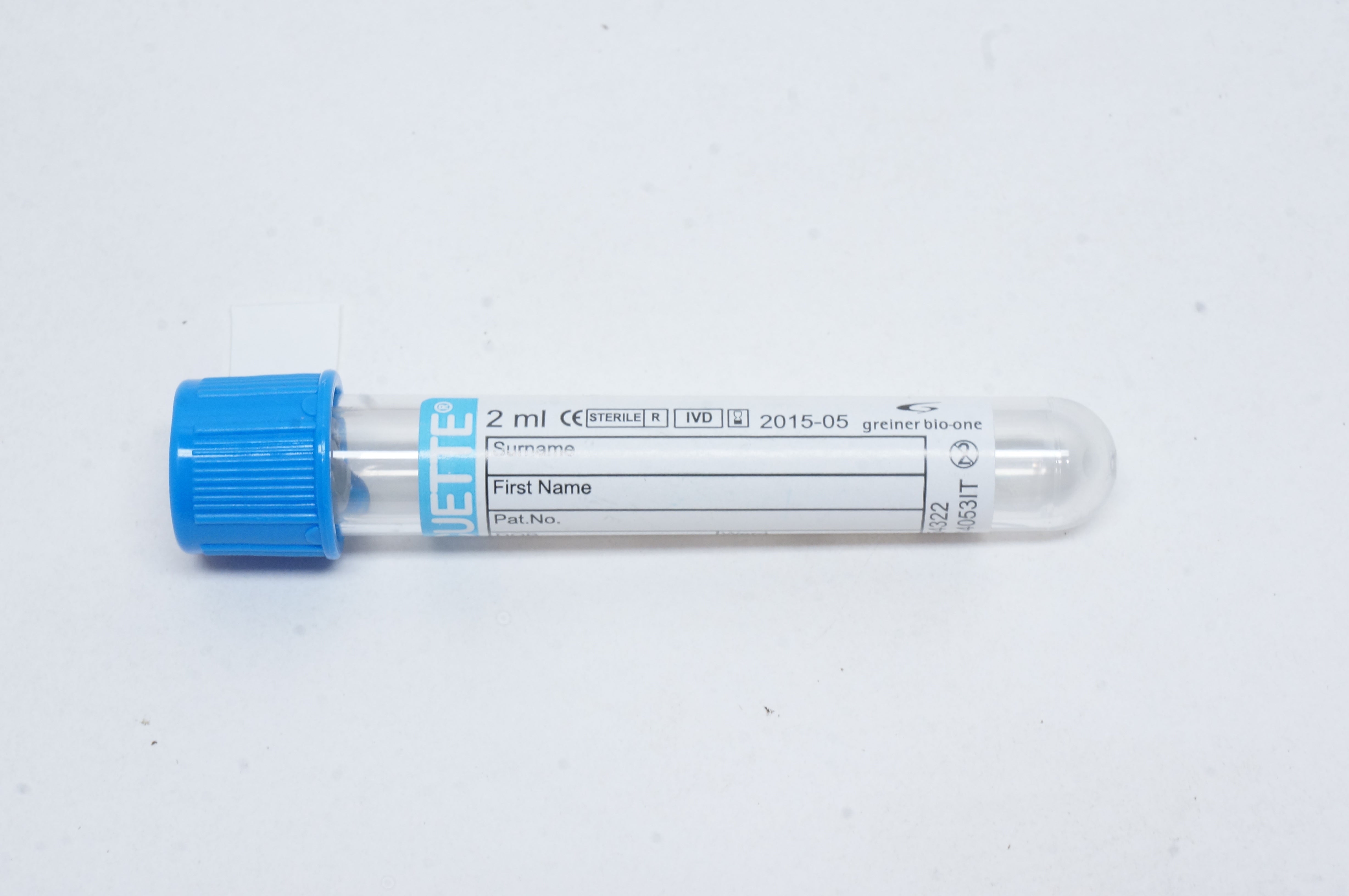 Greiner Bio-One 454322 VACUETTE 2ml 9NC Coagulation Sodium Citrate 3.2% (x)