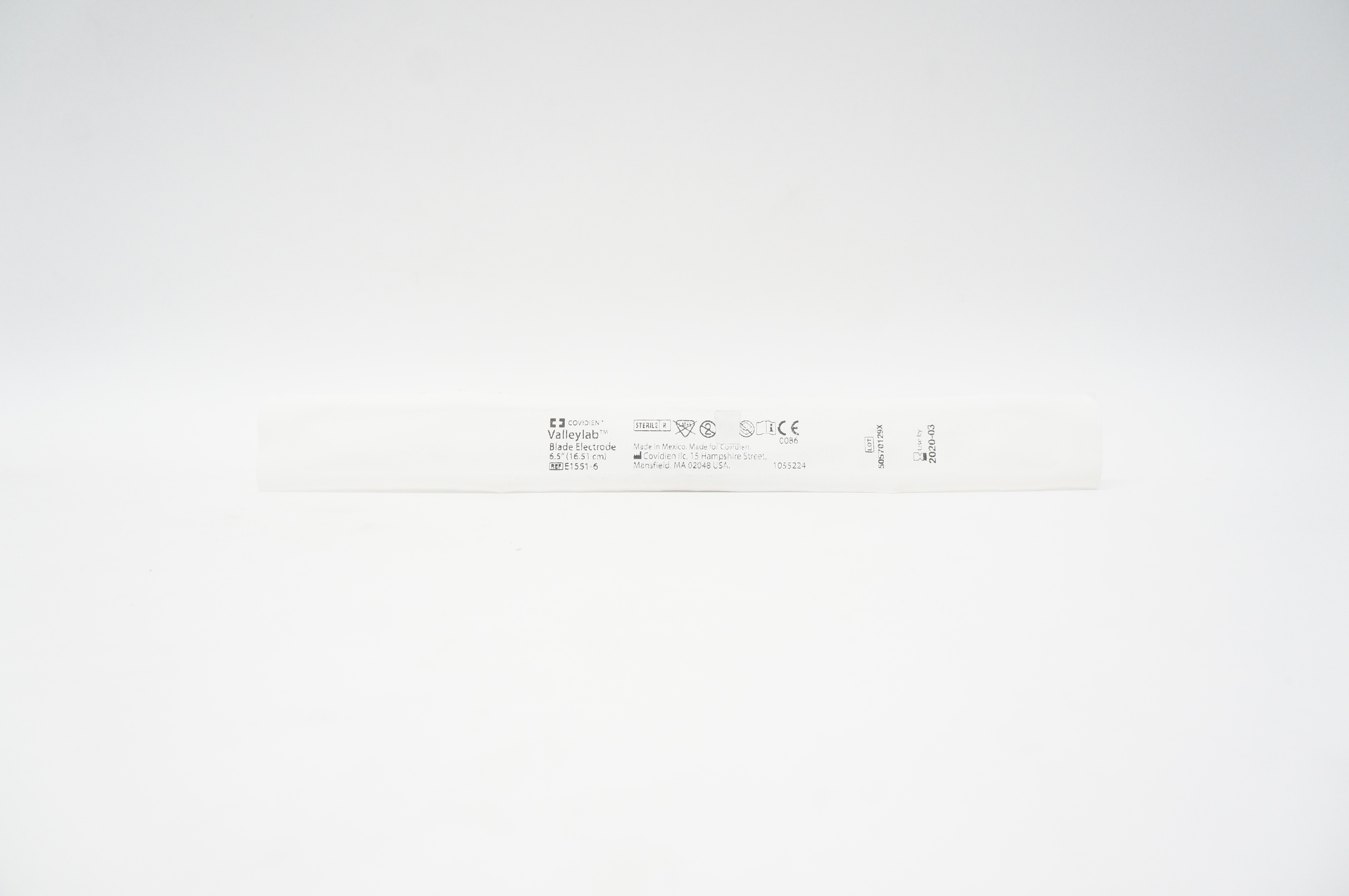 Covidien E1551-6 Valleylab Blade Electrode 6.5inch (x)
