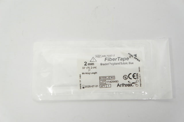 Arthrex AR-7237-7 Fiber Tape Braided Polyblend Stre 2mm, 30inch x 7inch