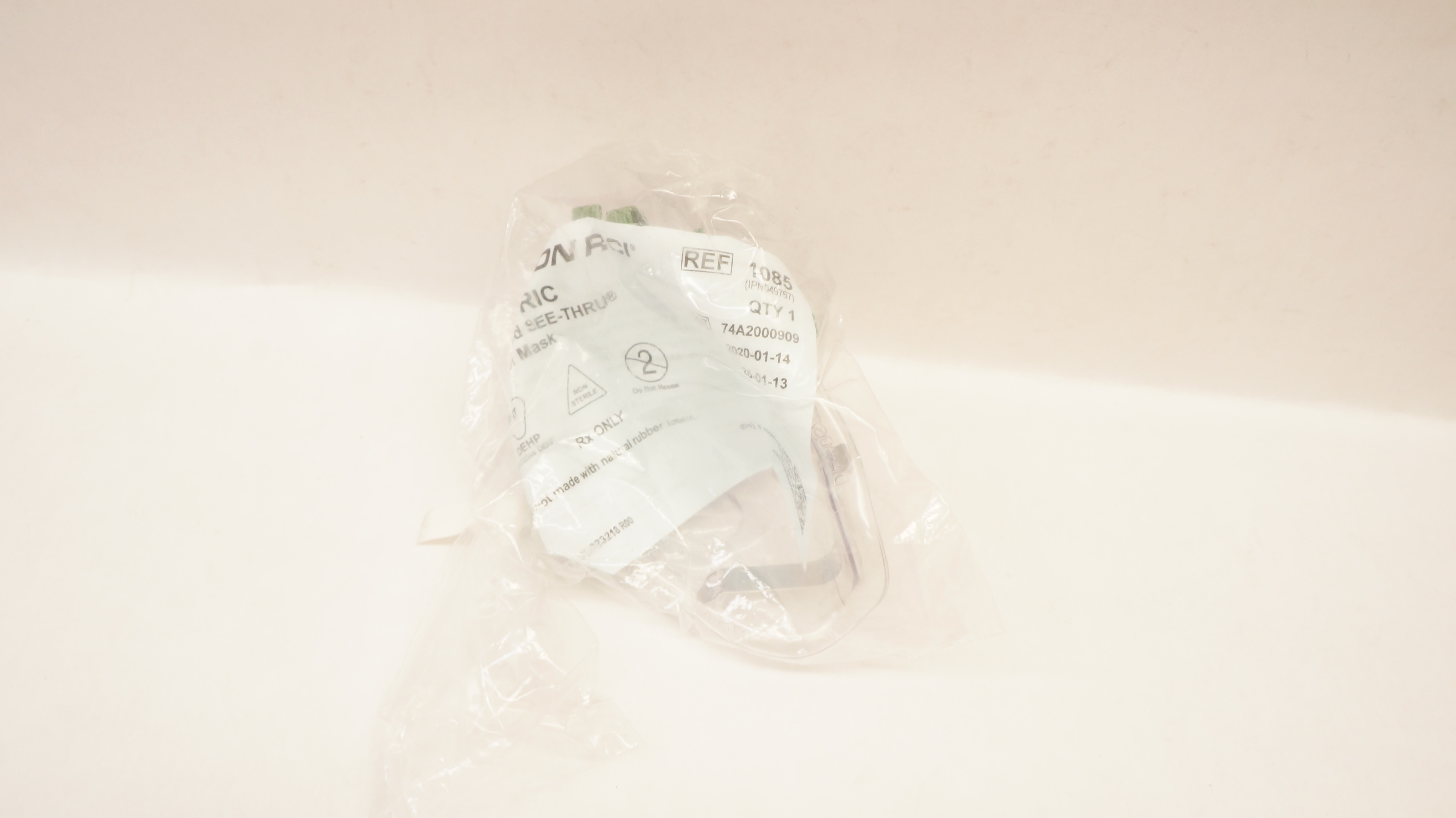 Teleflex 1085 Hudson RCI Pediatric Elongated See-Thru Aerosol Mask