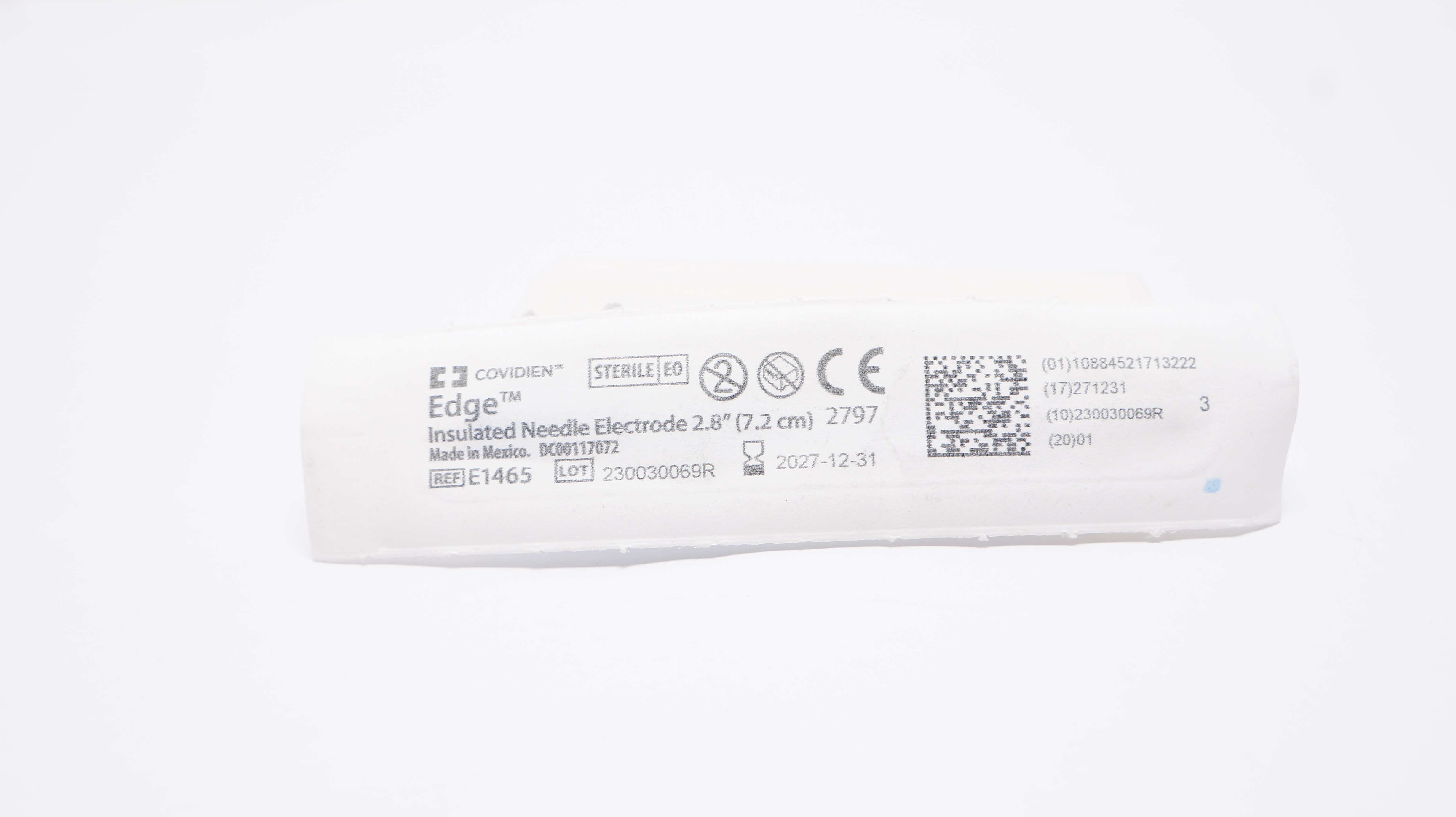 Covidien E1465 Edge Insulated Ndle Electrode 2.8inch