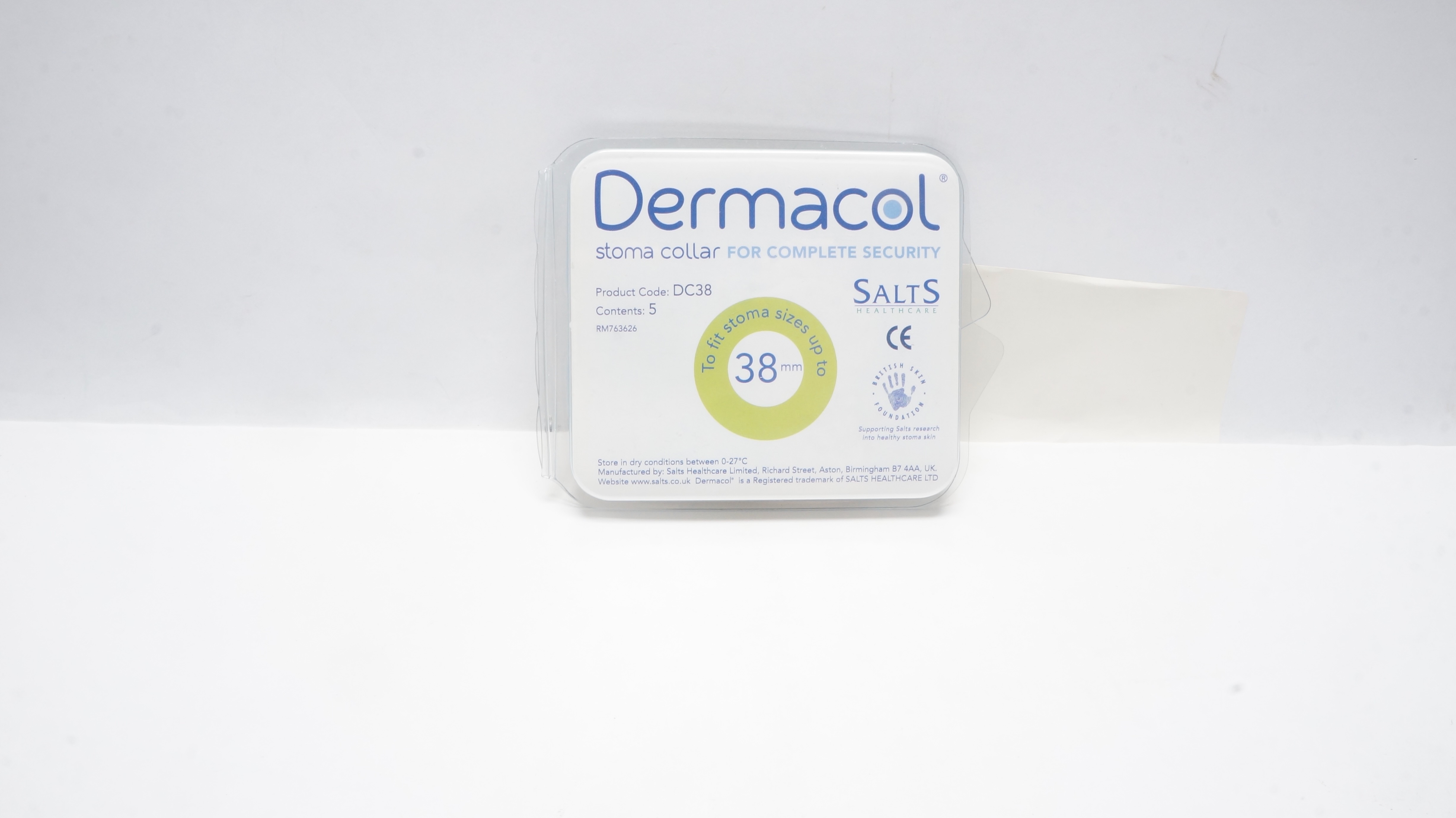 Salts Healthcare DC38 Dermacol Stoma Collar For Complete Security - Pack of 5