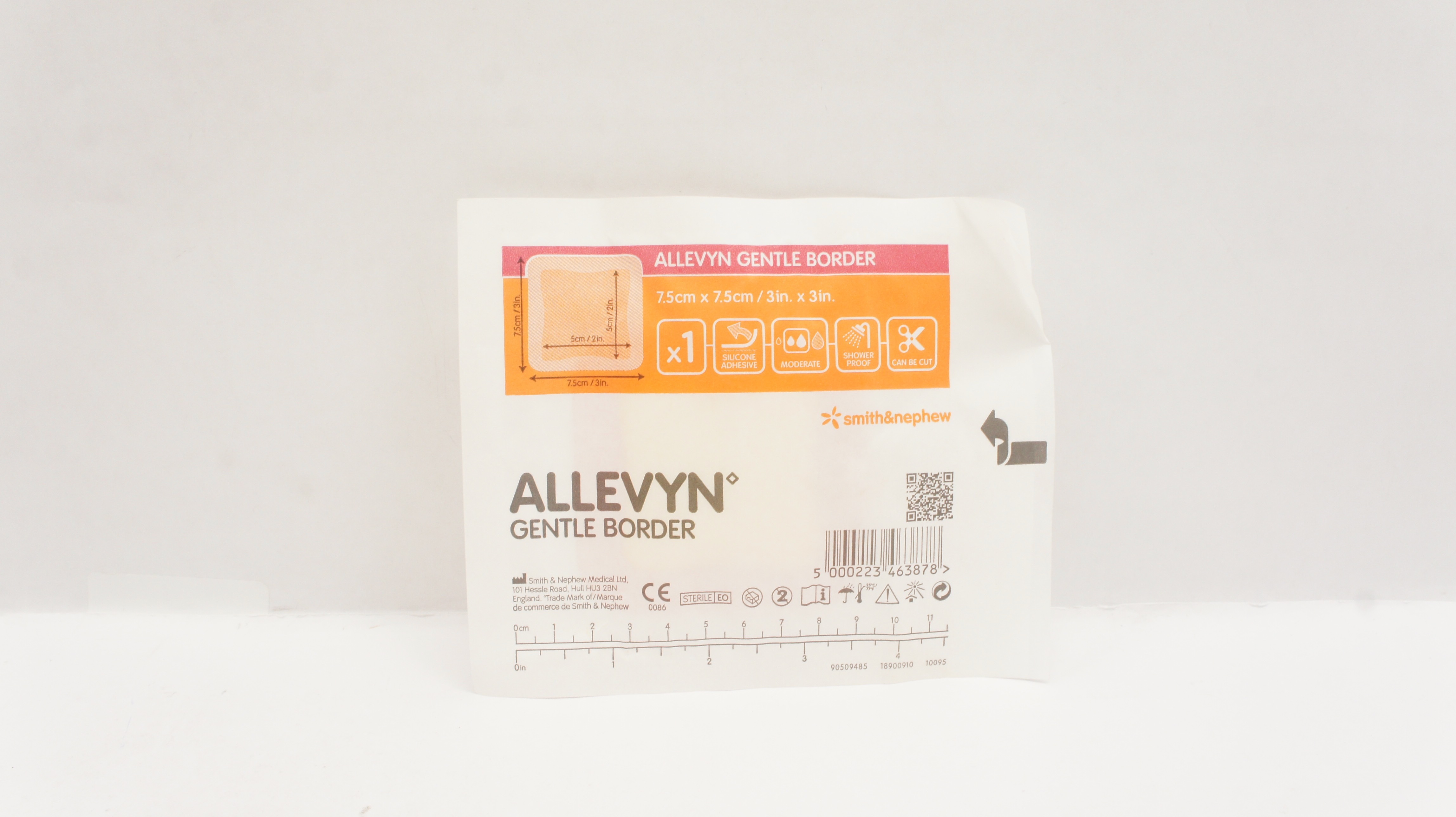 Smith&Nephew 66800276 Allevyn Gentle Border 3 x 3inch (x)