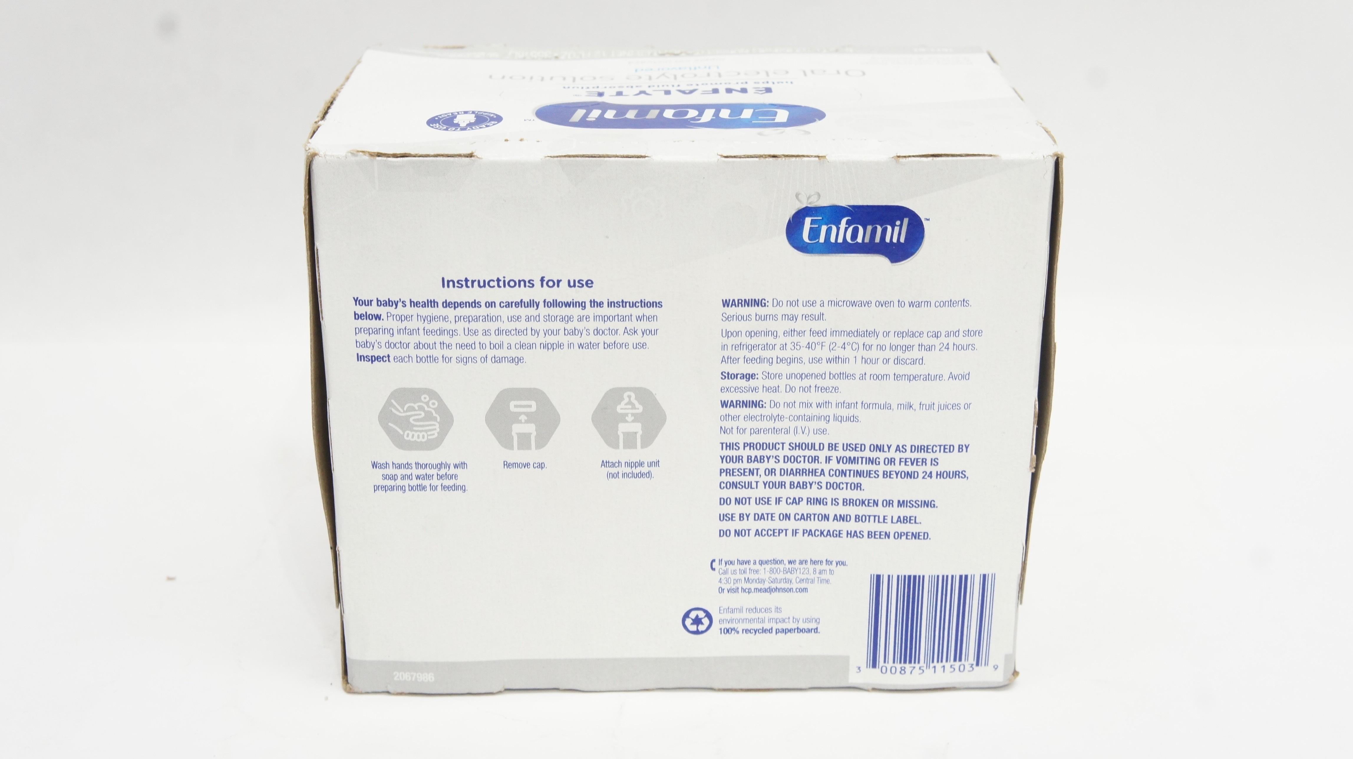 @K MeadJohnson 1671-01 Enfamil Enfalyte Oral Electrolyte
