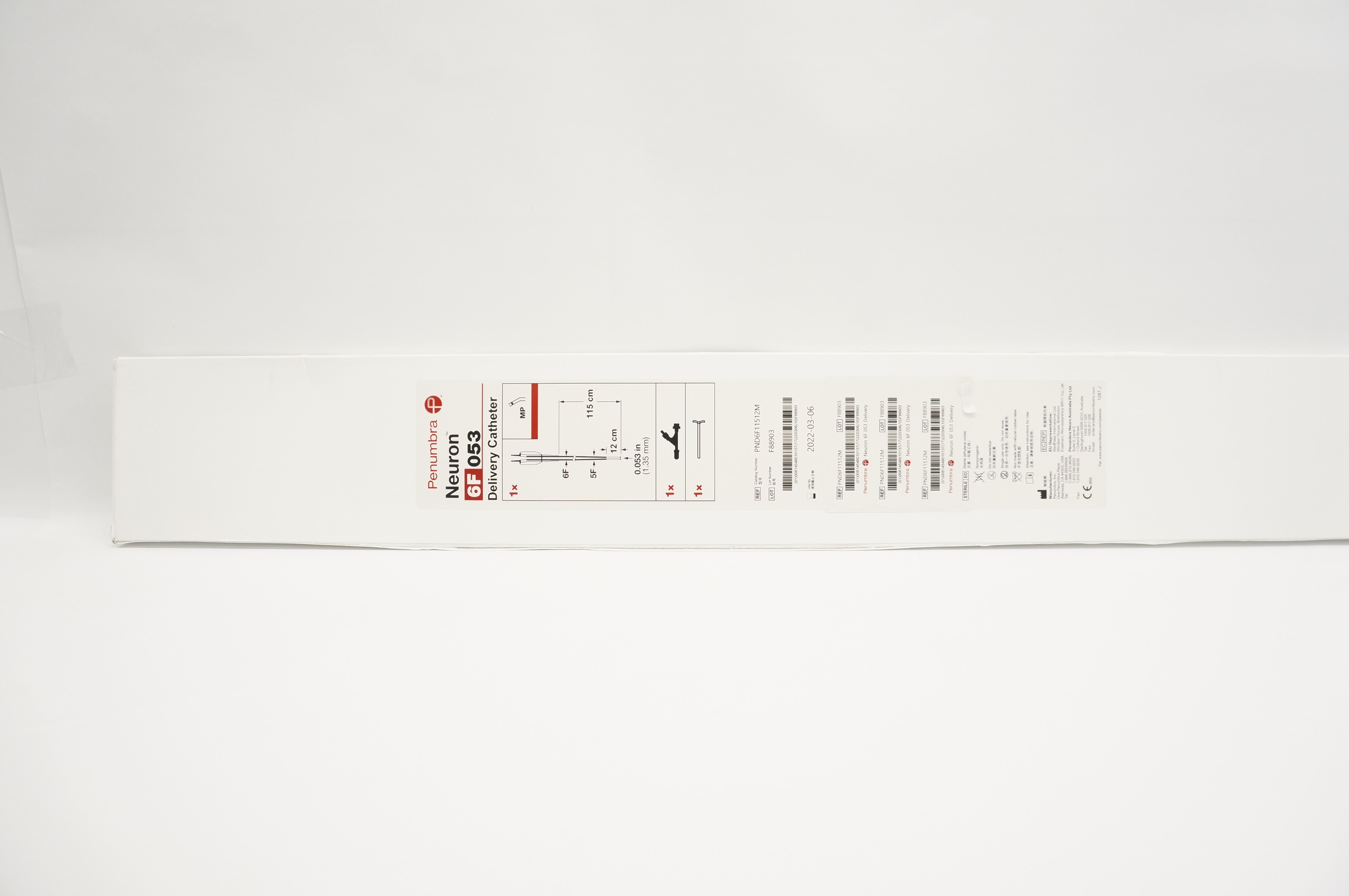 Penumbra PND6F11512M Neuron Delivery Cath. 6F x 0.053inch
