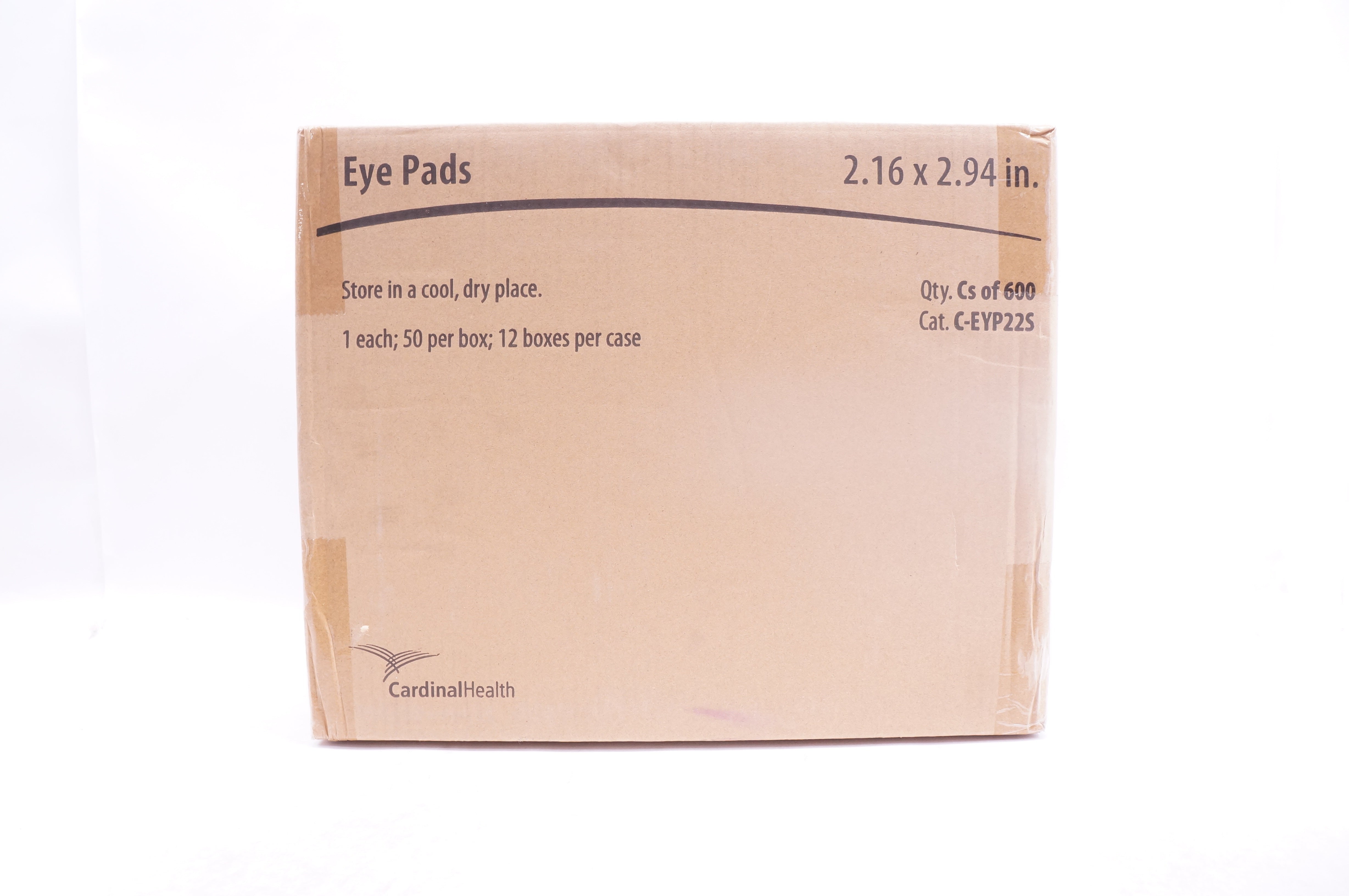 Cardinal Health C-EYP22S Eye Pads - Case of 600