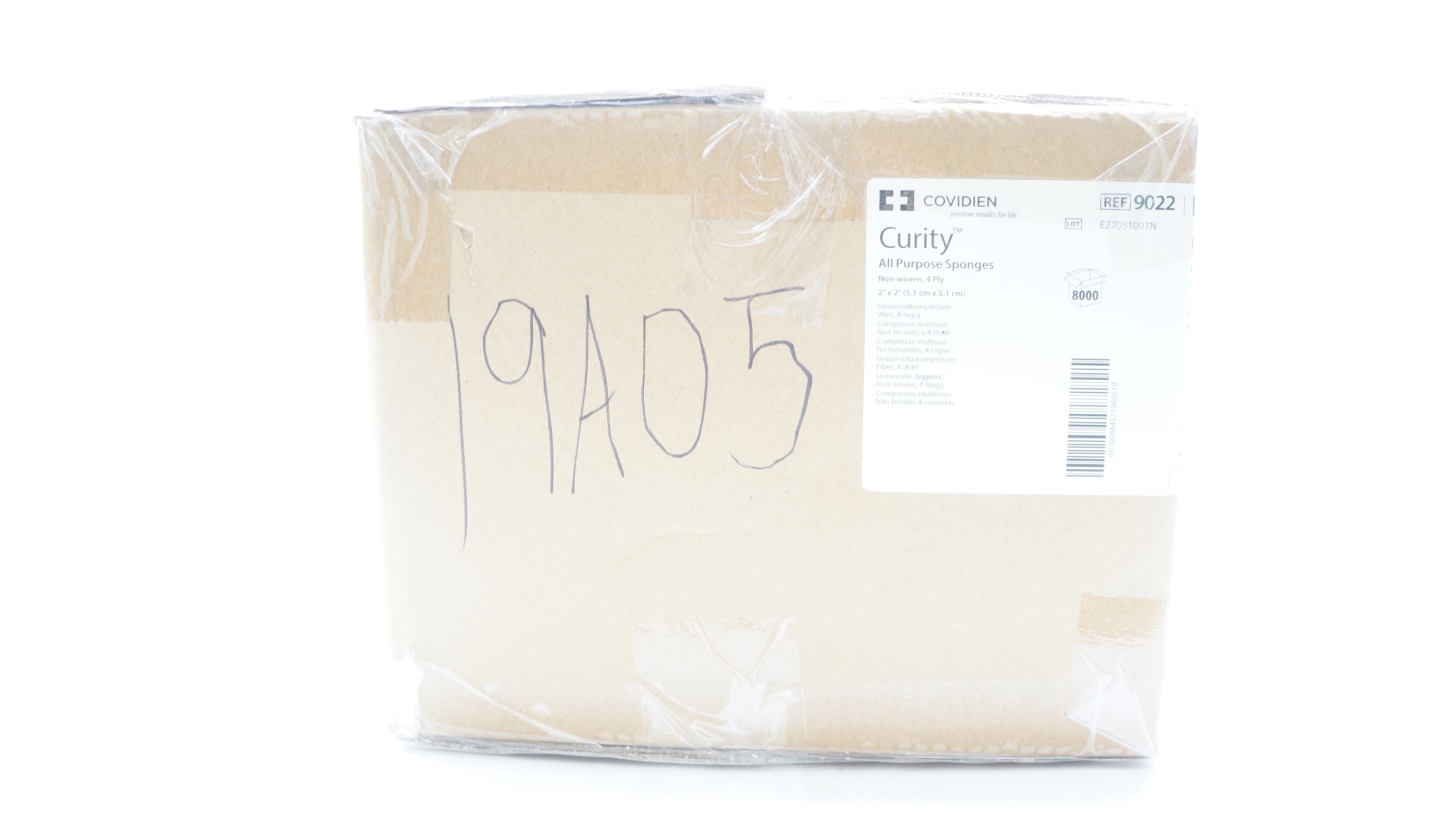 Covidien 9022 Curity All Purpose Sponges 2inch x 2inch - Case of 7200