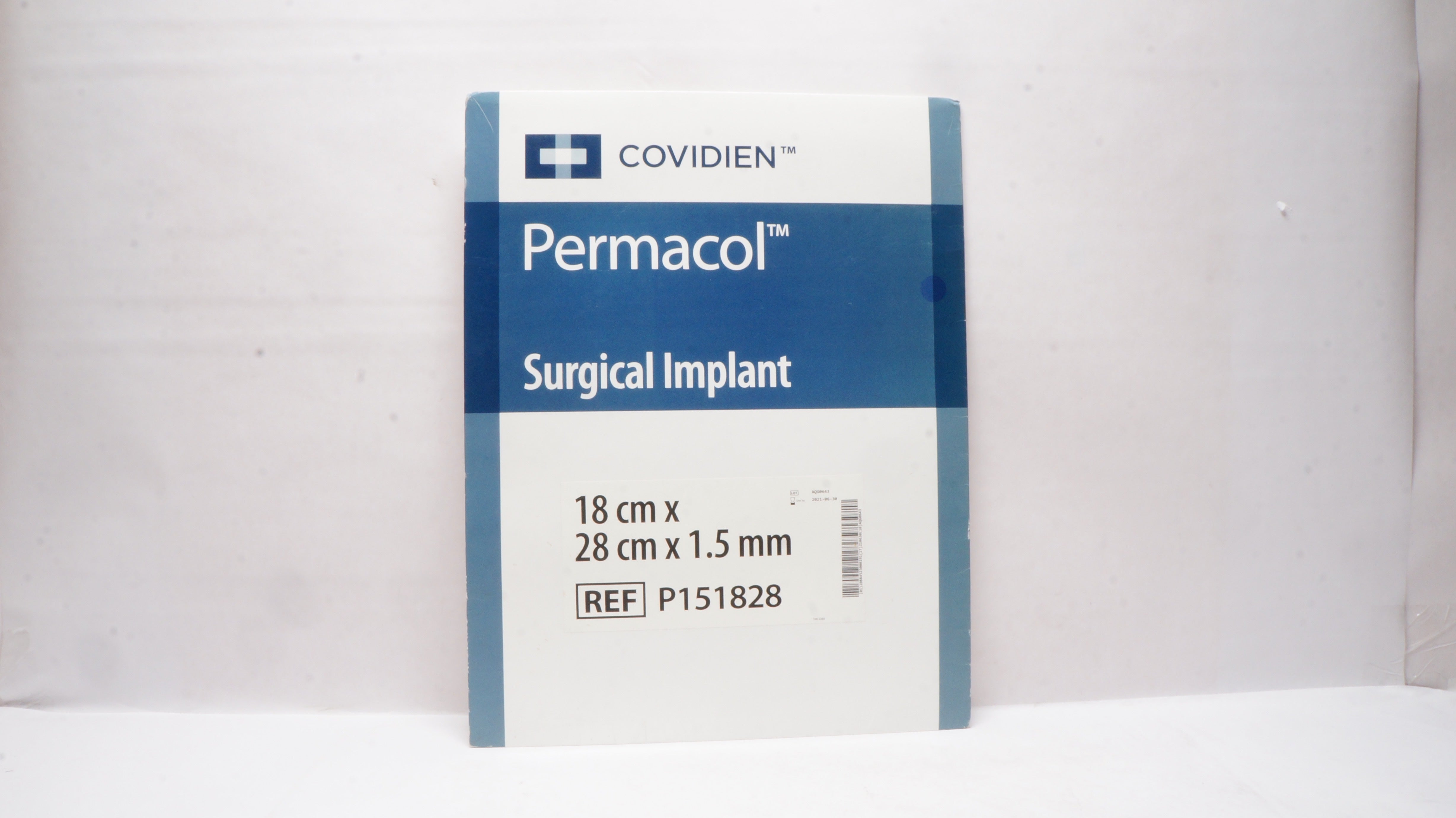 Covidien P151828 Permacol Surgical Implant 18cm x 28cm x 1.5mm (x)
