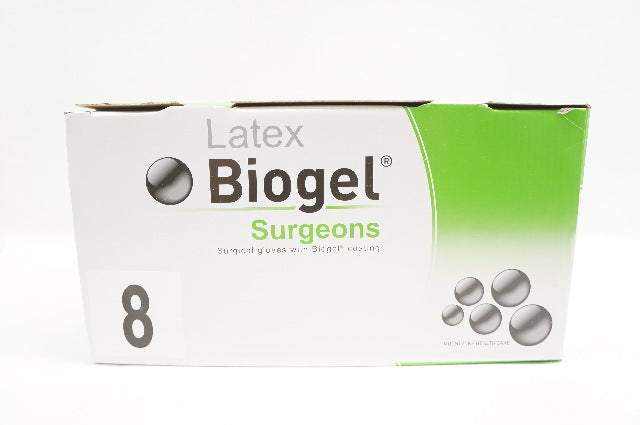 Molnlycke Healthcare 30480-01 Surgical Gloves, Biogel Coating, 8 (x) - Box of 50