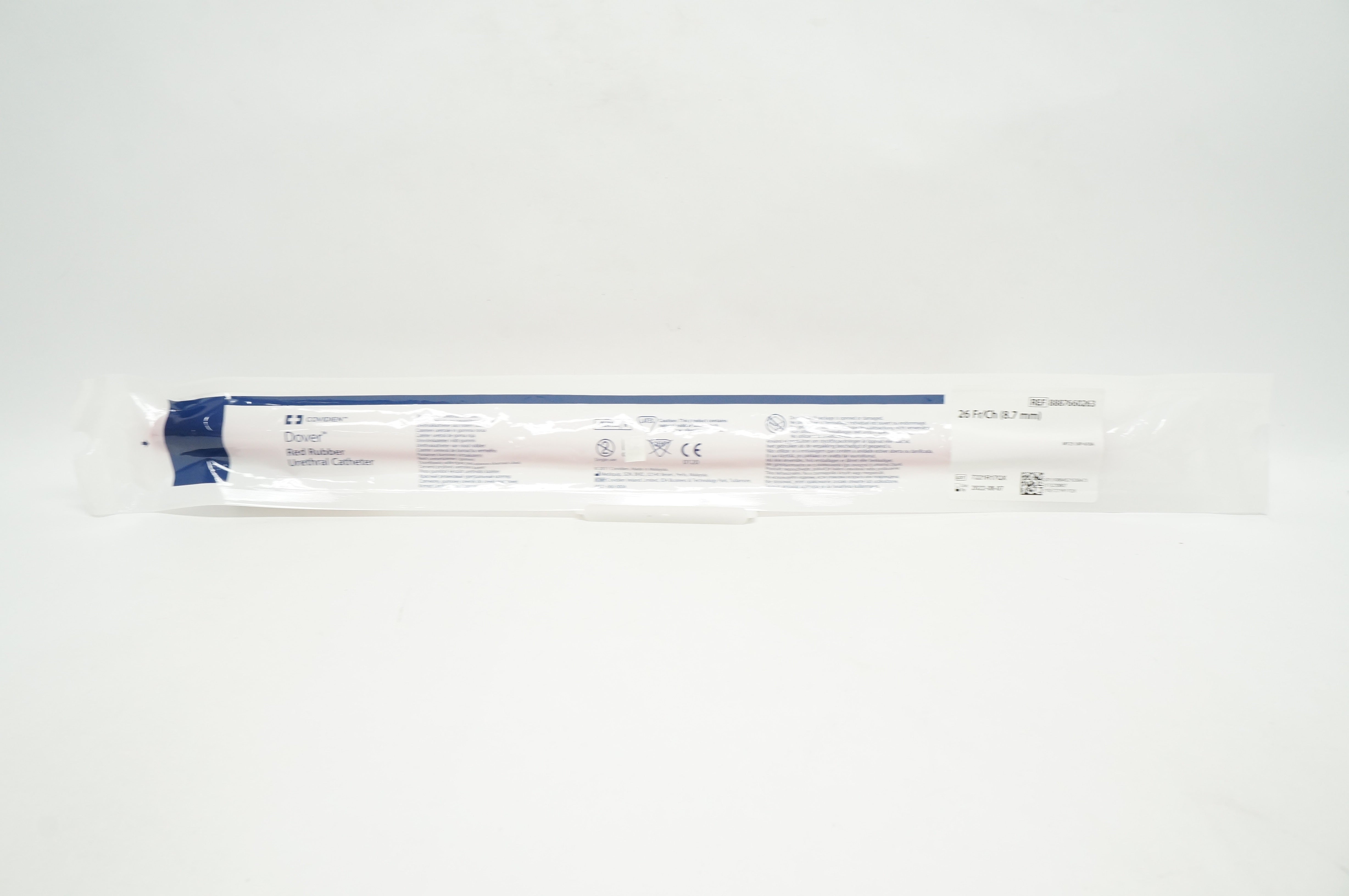 Covidien 8887660263 Dover Red Rubber Urethral Cath. 26Fr/Ch (x)