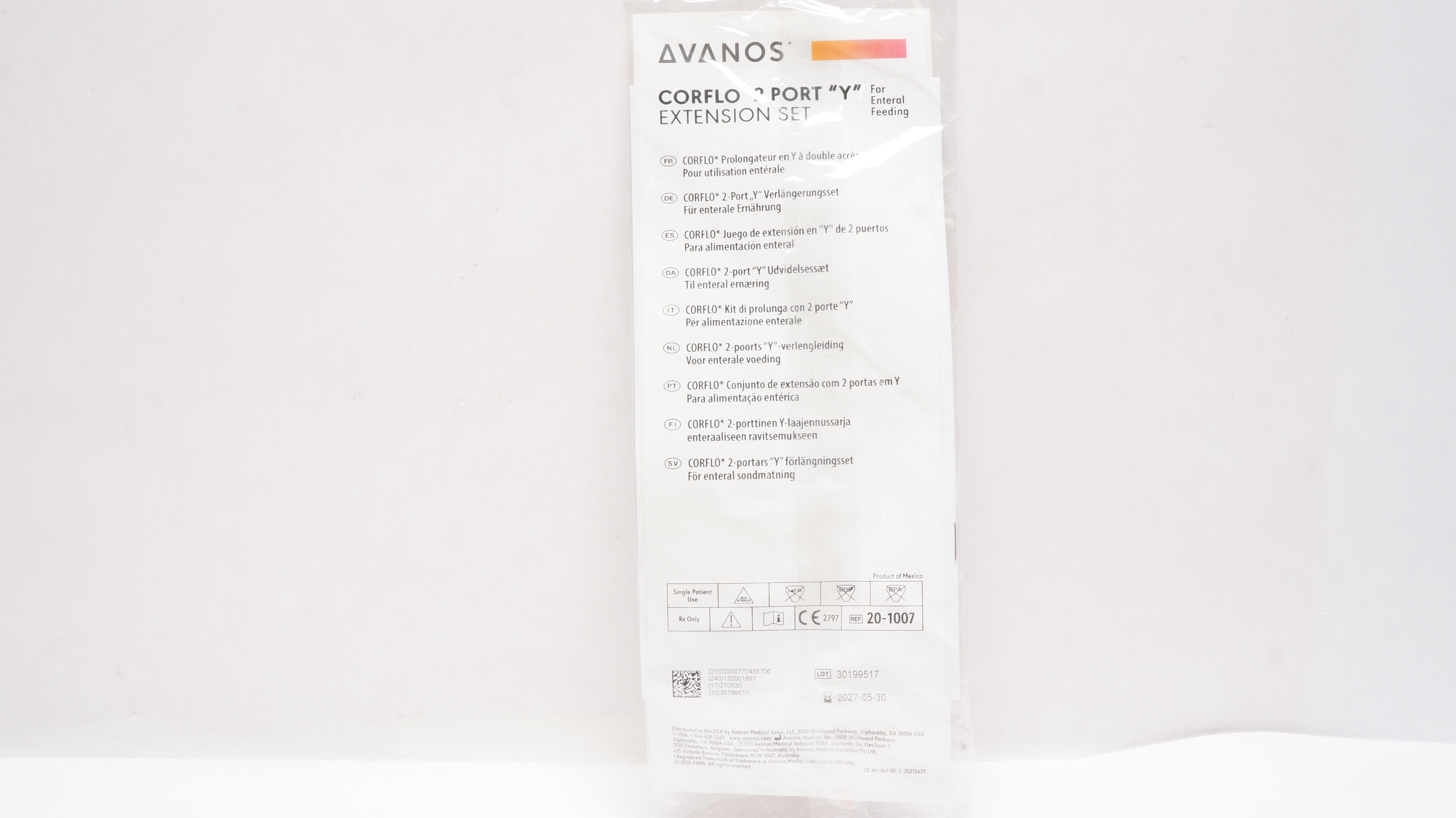 Avanos 20-1007 Corflo 2 Port 