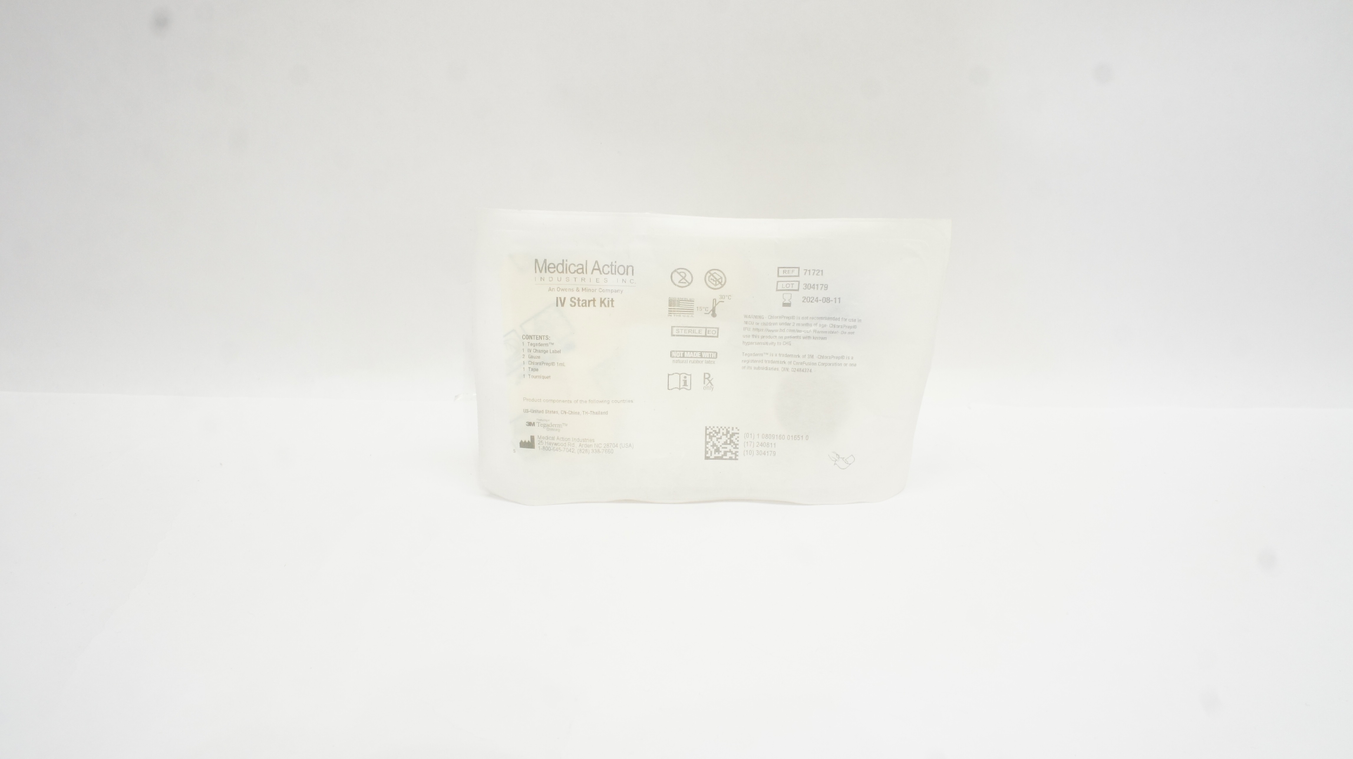 Medical Action Industries 71721 3M Tegaderm IV Start Kit