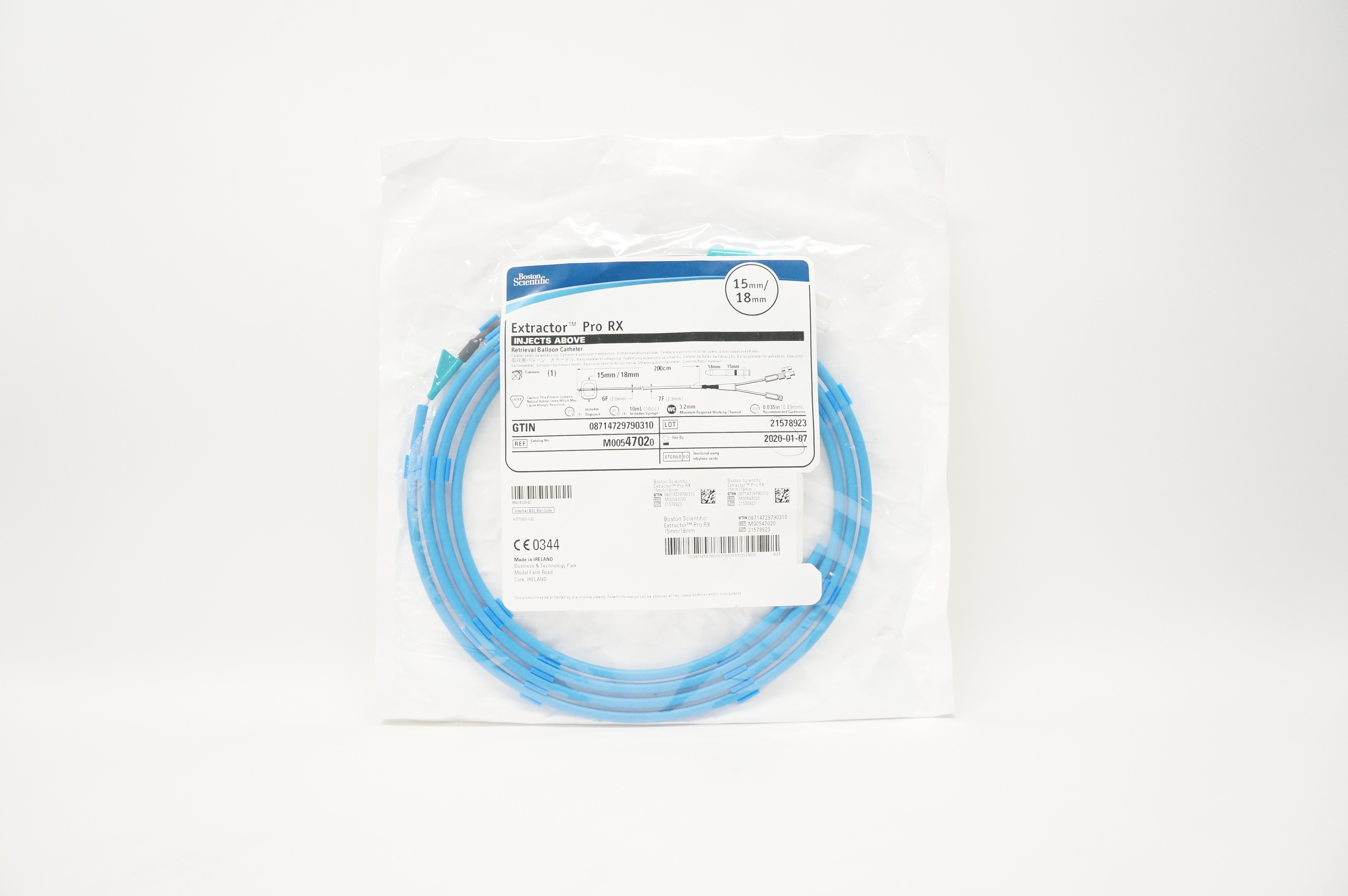Boston Scientific M00547020  Extractor Retrieval Balloon Cath. 15mm/18mm (x)