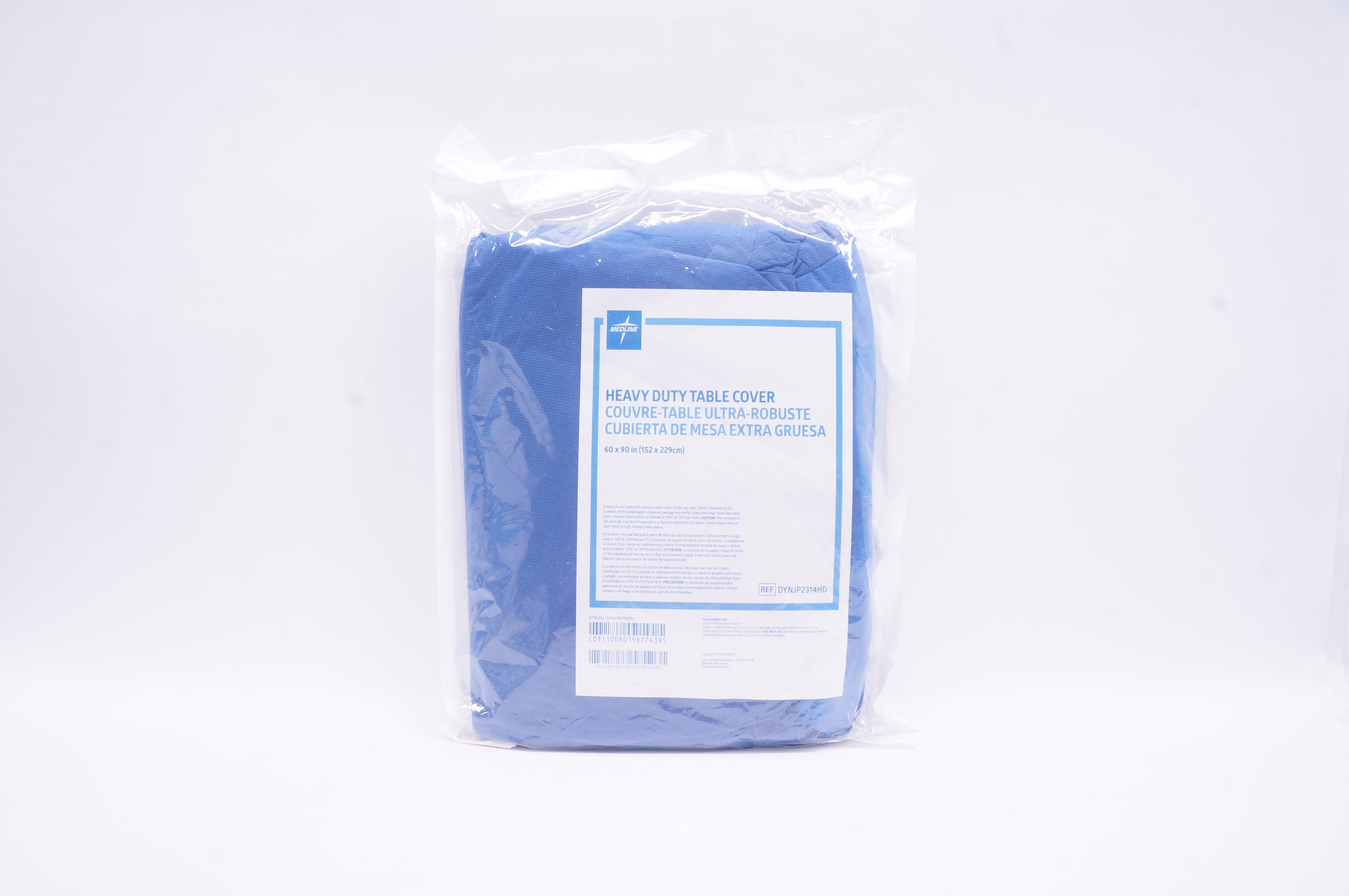 Medline DYNJP2314HD Heavy Duty Table Cover 60 x 90 inch