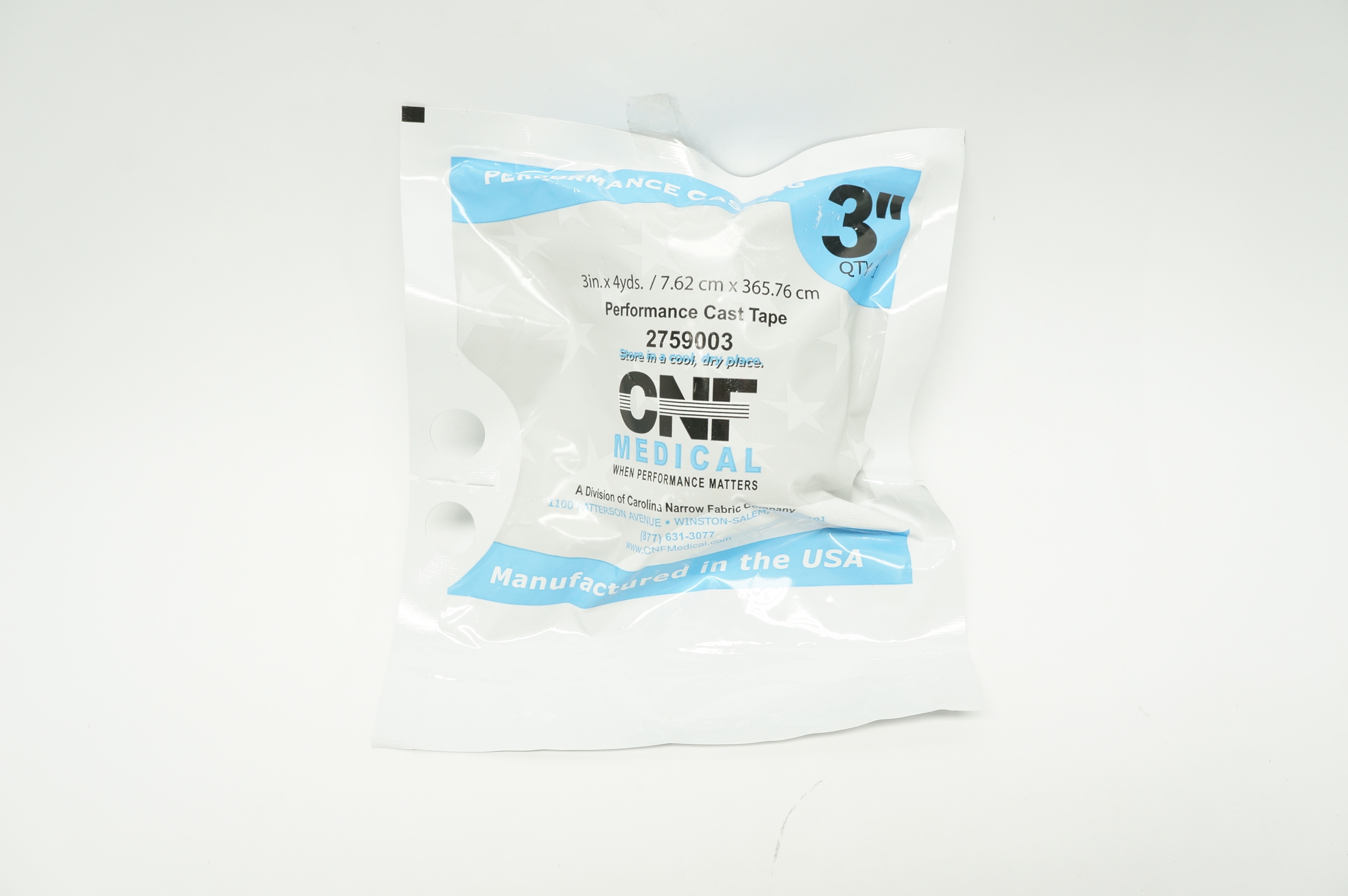 CNF Medical 2759003 Performance Cast Tape, 3inch x 4yards