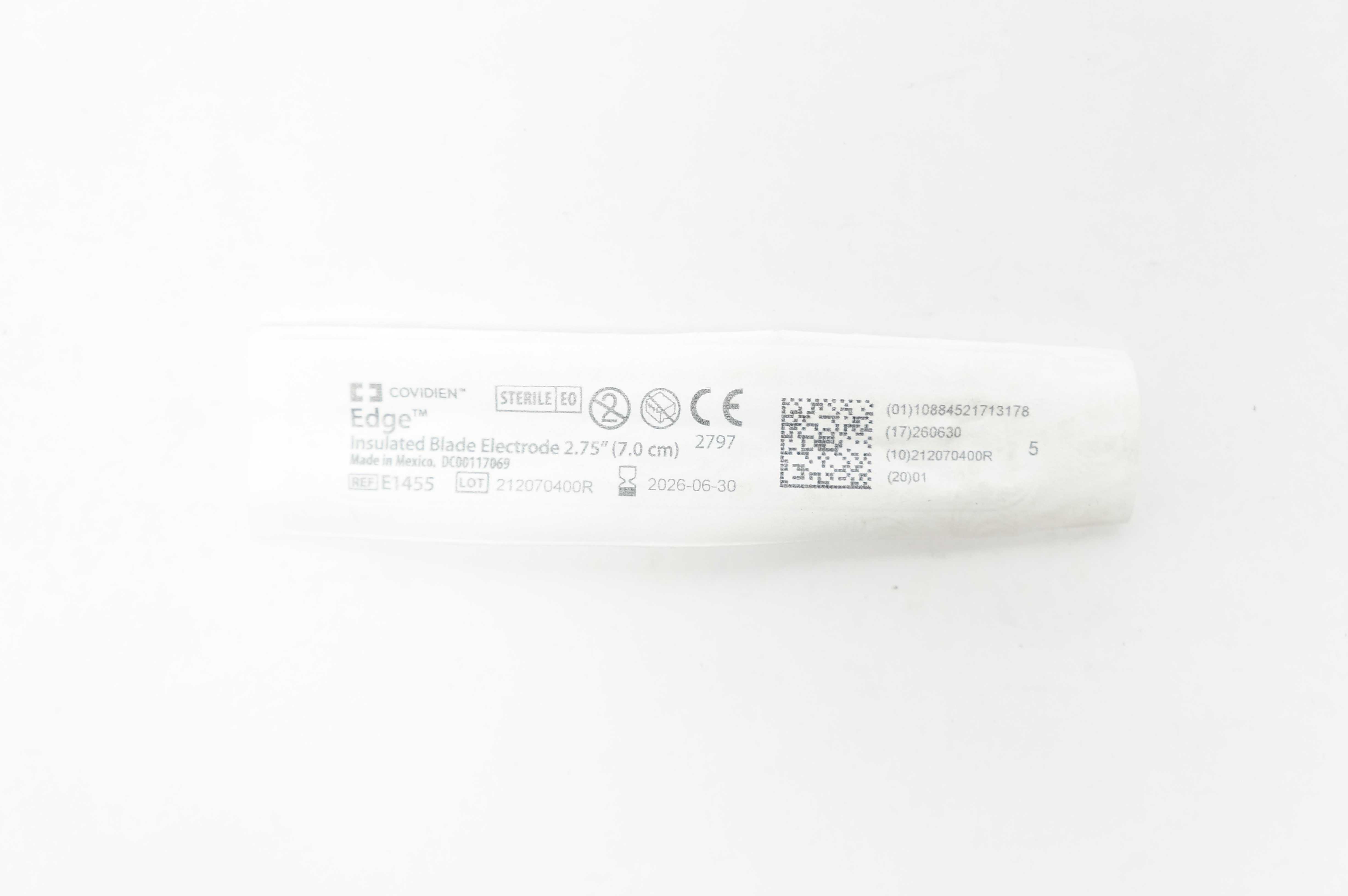 Covidien E1455 Edge Insulated Blade Electrode 2.75inch