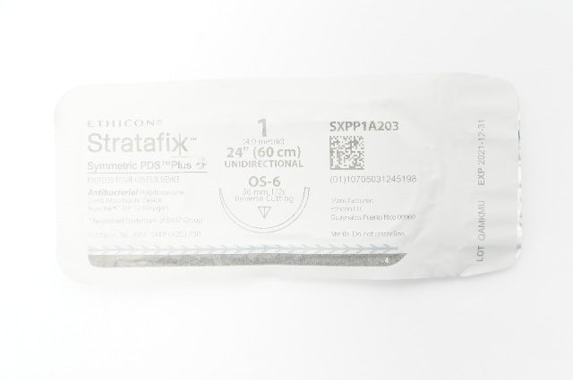 Ethicon SXPP1A203 1 Stratafix OS-6 36mm 1/2c Reverse Cutting 24in (x)