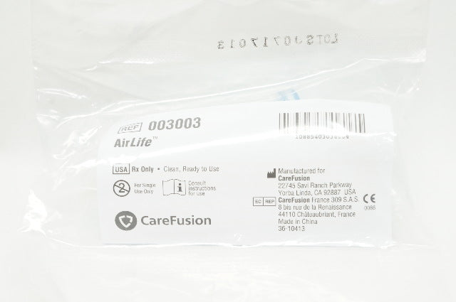 CareFusion 003003 Hygroscopic Condenser Humidifier AirLife 35mg 500mL