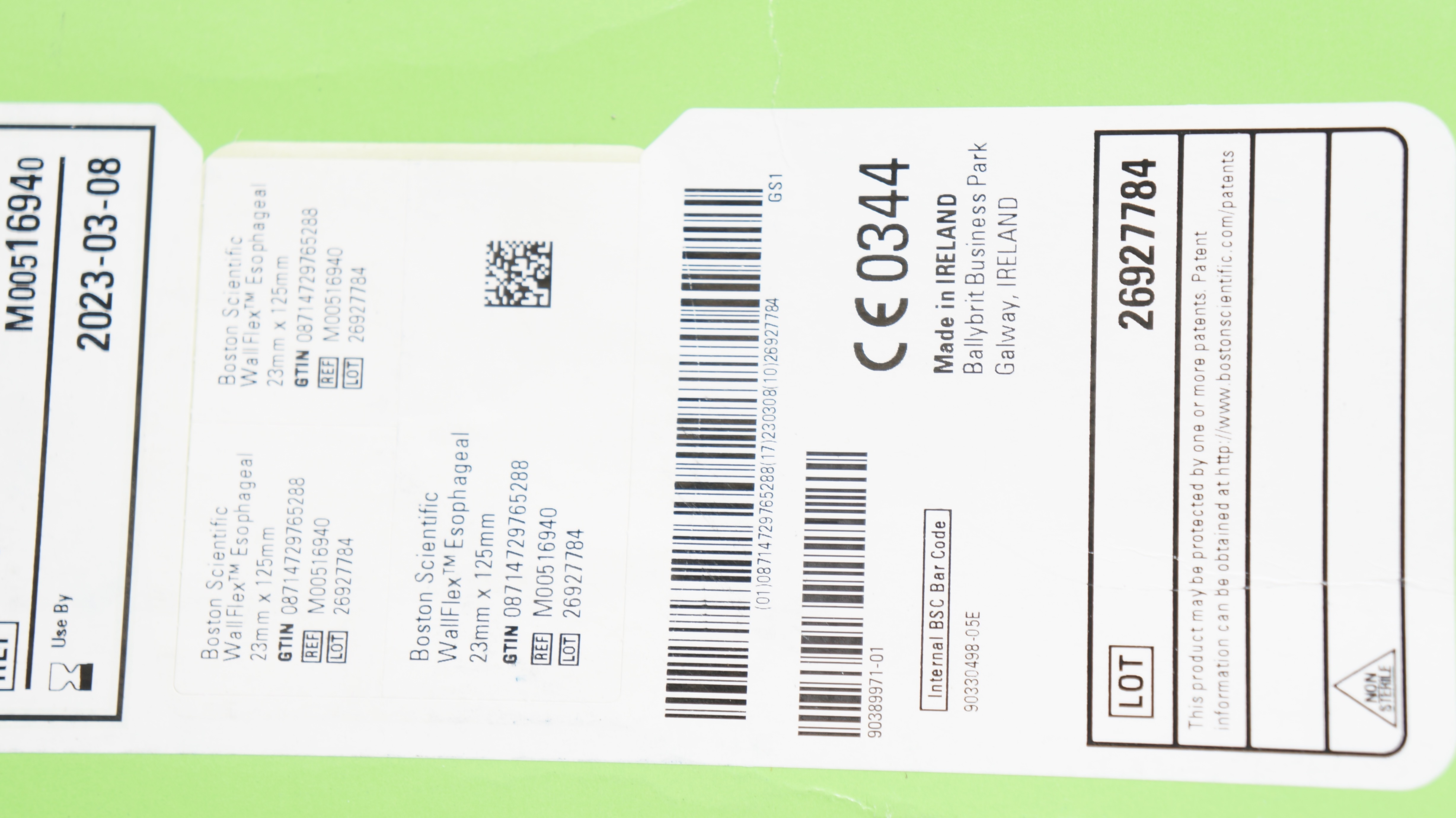 Boston Scientific 1694 WallFlex Esophageal Partially Covered 23mm