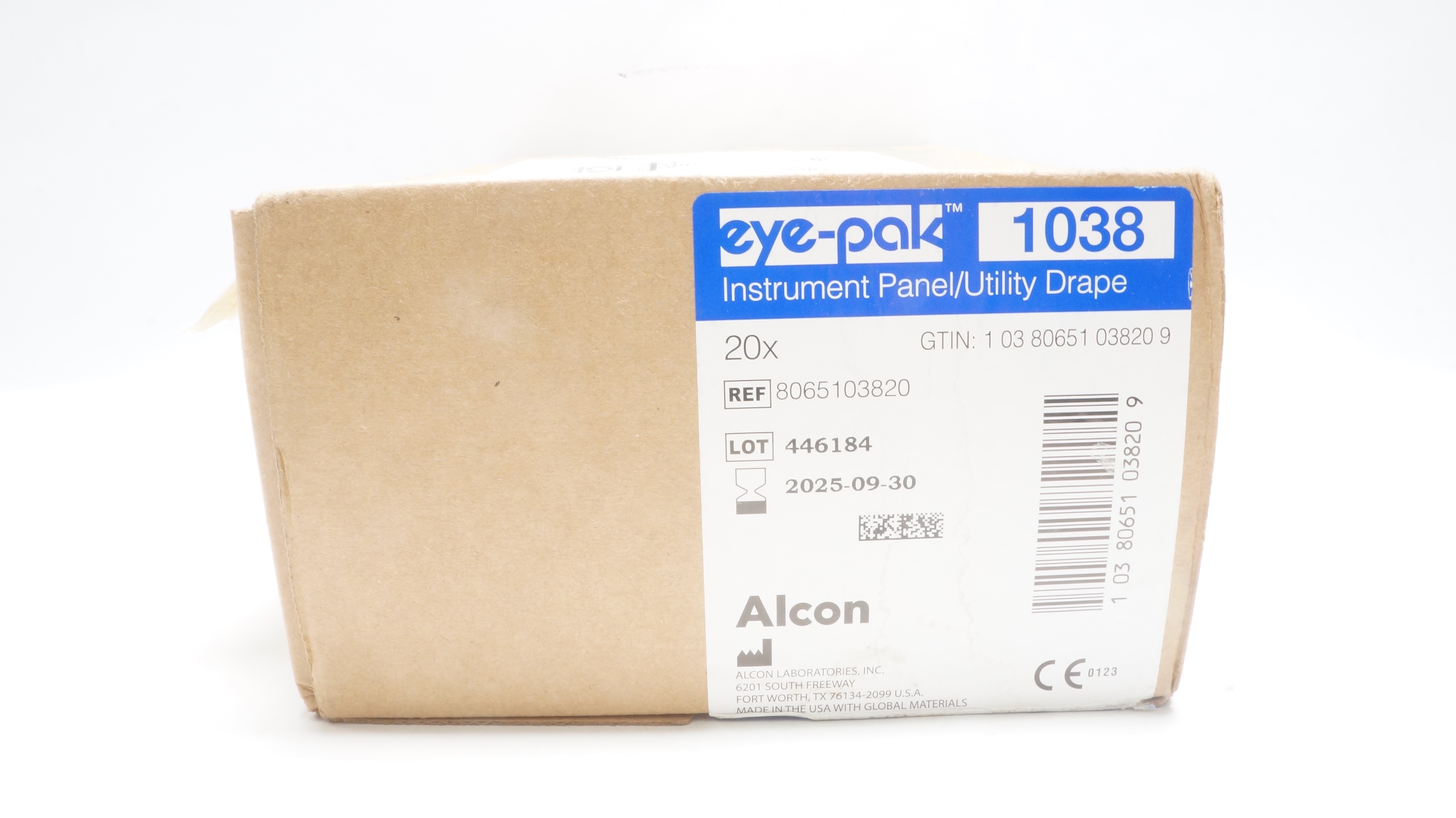 Alcon 8065103820 Eye-Pak Instrument Panel/Utility Drape 18 x 22inch -Case of 20