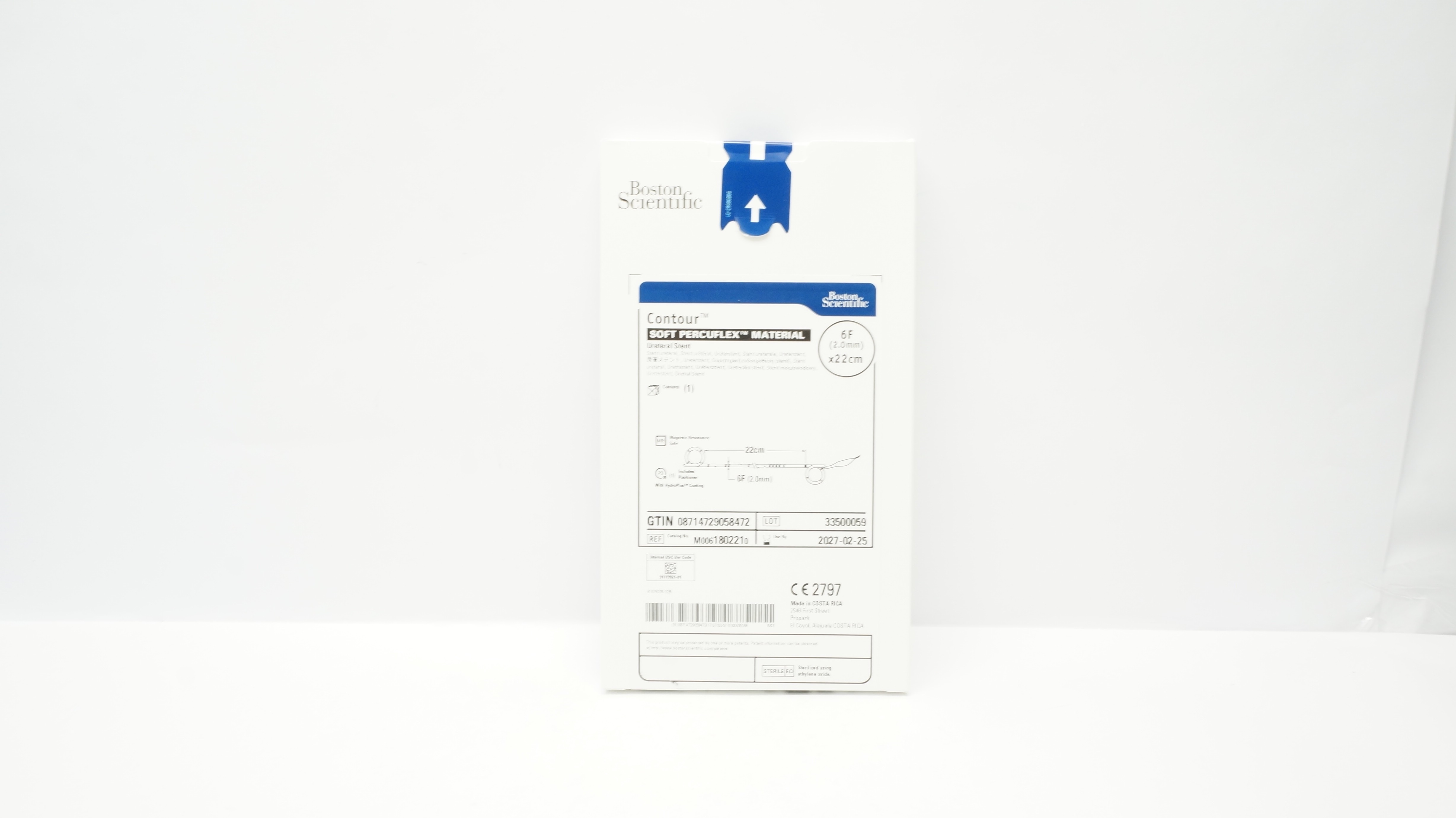 Boston Scientific M0061802210 Contour Soft Percuflex Ureteral Stnt 6F x 22cm