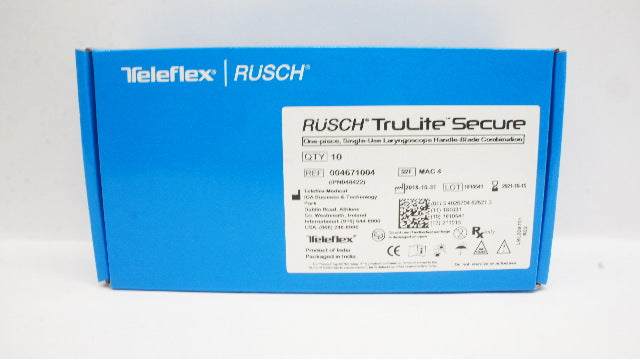 Teleflex 004671004 TruLite Secure Laryngoscope  MAC4 (x) - Box of 10