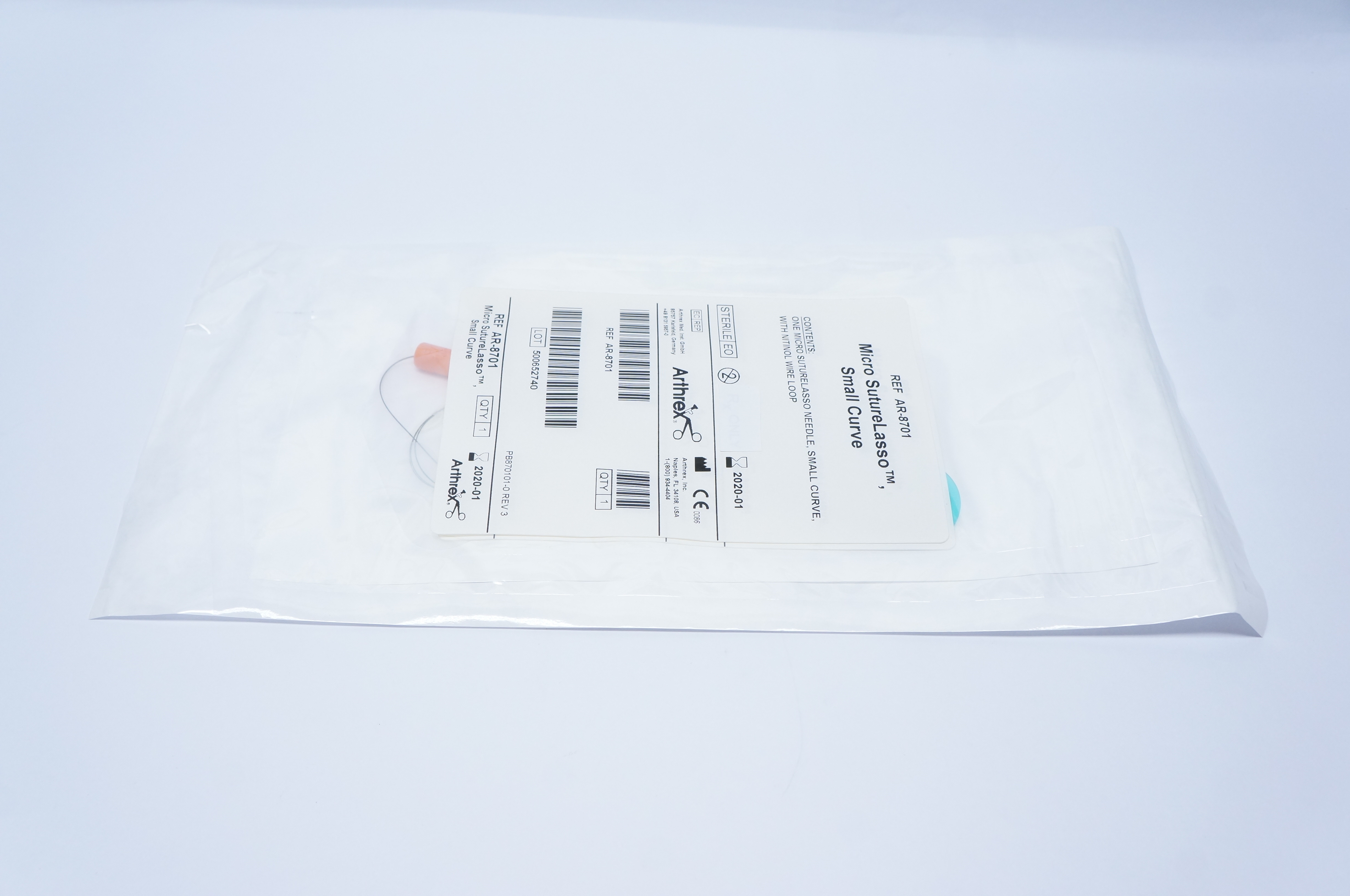 Arthrex AR-8701 Micro SutureLasso Small Curve (x)