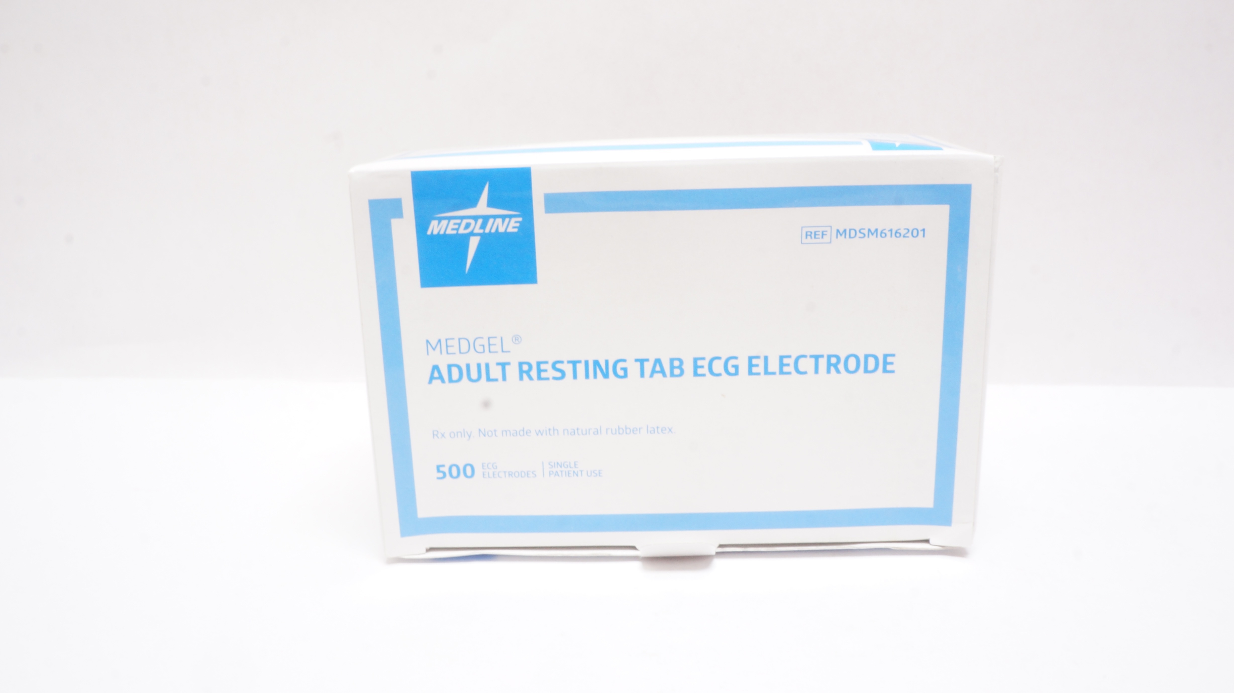 Medline MDSM616201 Medgel Adult Resting Tab ECG Electrode - Box of 500