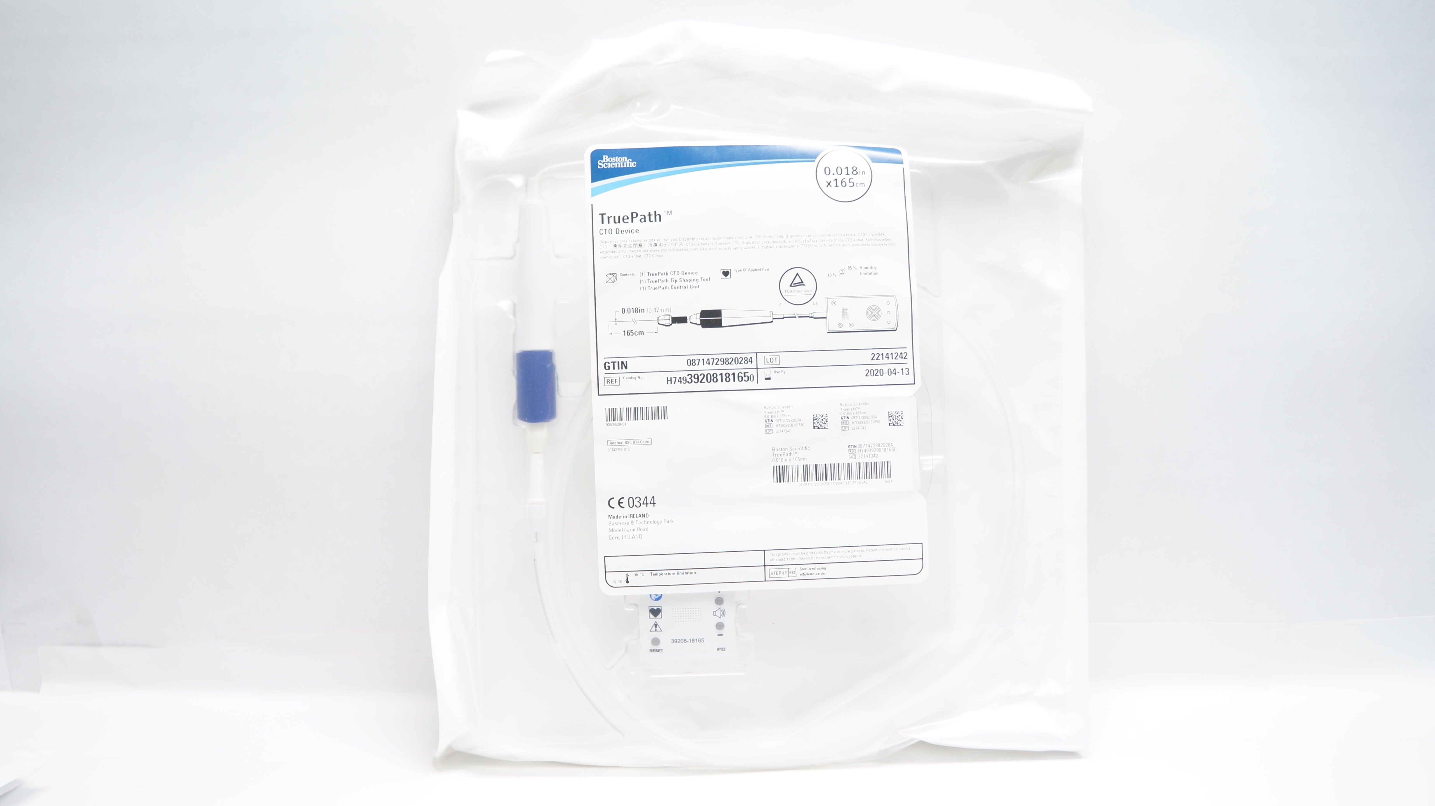 Boston Scientific H74939208181650 TruePath CTO Device 0.018inch x 165cm (x)