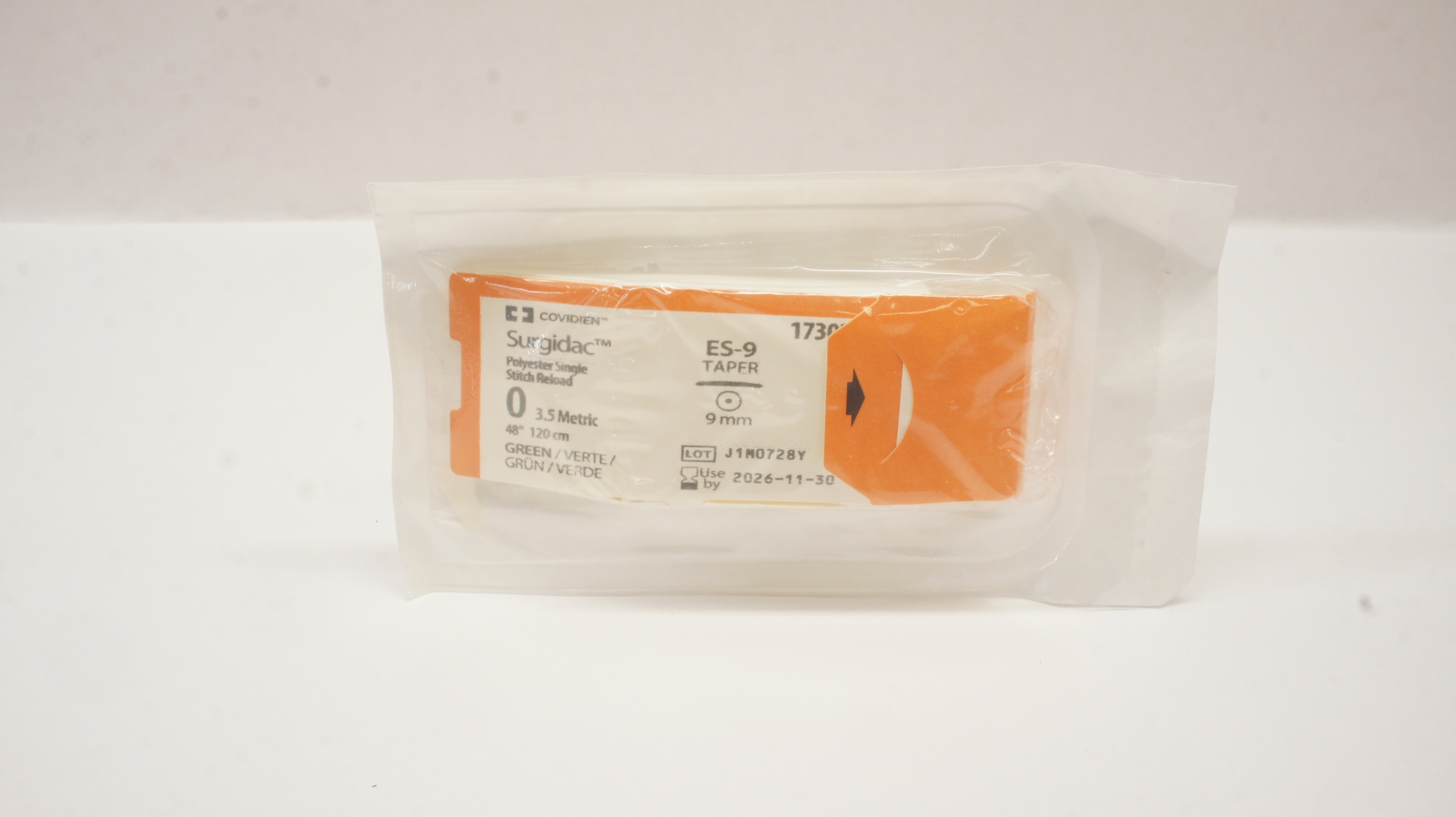 Covidien 173024 0 Surgidac ES-9, 9mm Taper 78inch