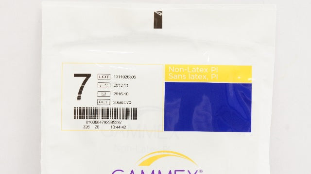 Ansell 20685270 Gammex Non-Latex PI Green Polyisoprene Surgical Gloves Size 7(x)