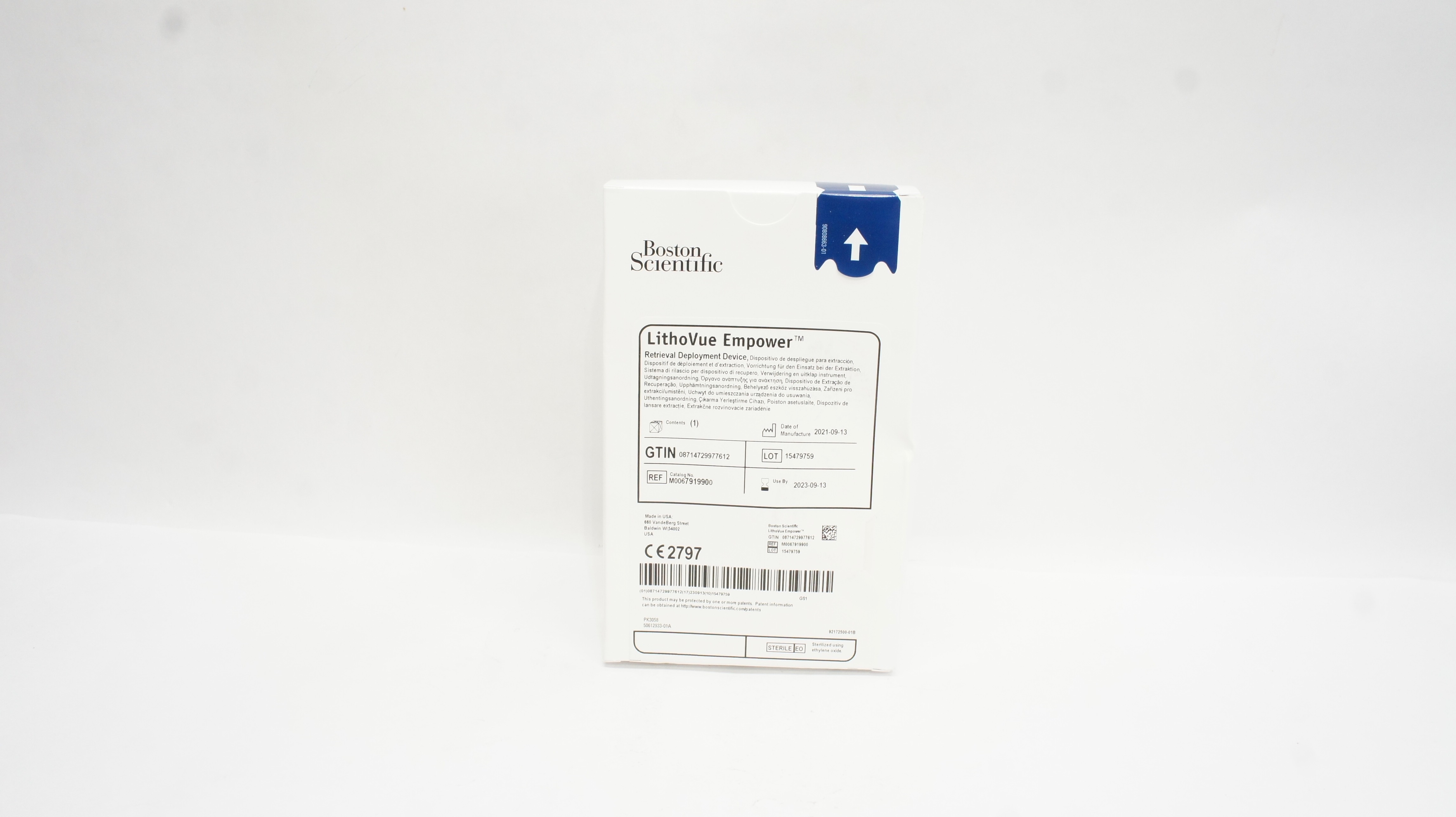 Boston Scientific M0067919900 LithoVue Empower Retrieval Deployment Device (x)