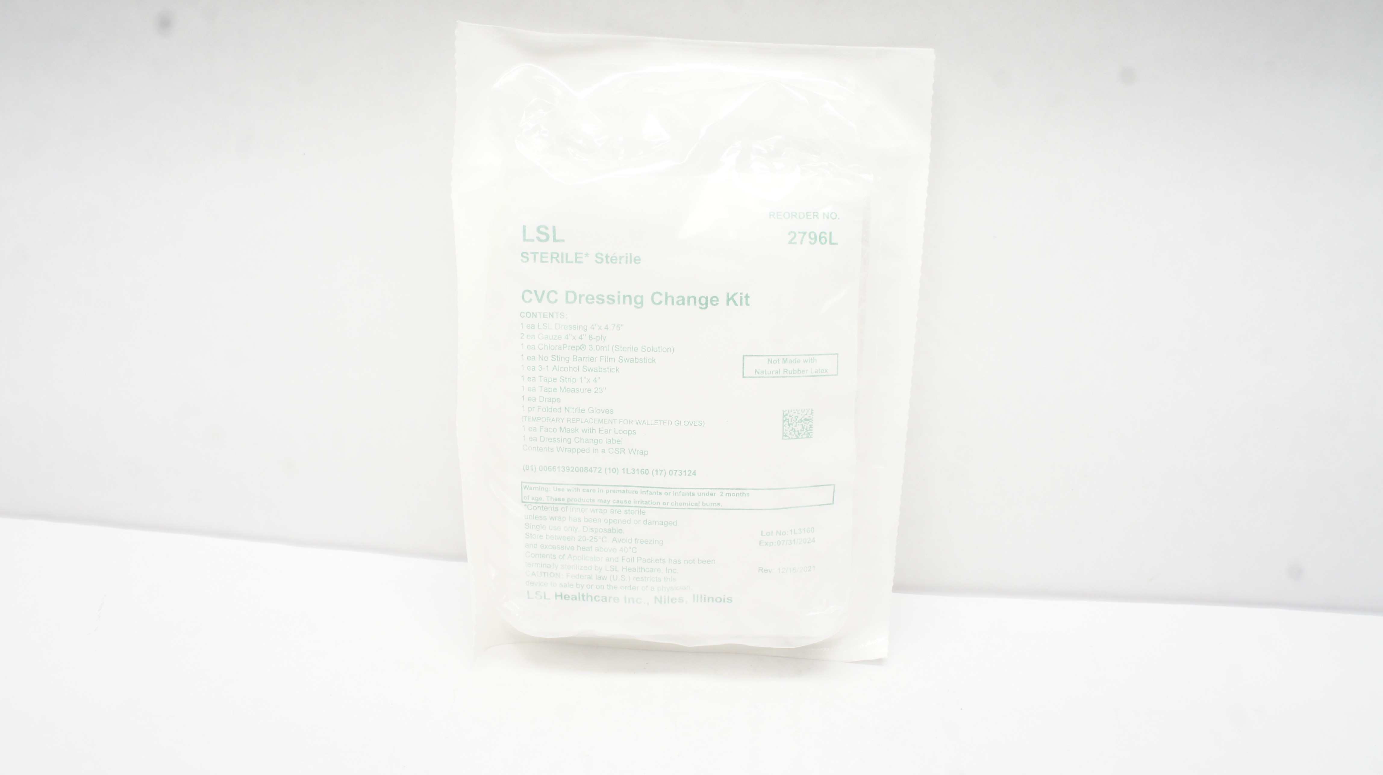 LSL Healthcare 2796L CVC Dressing Change Kit