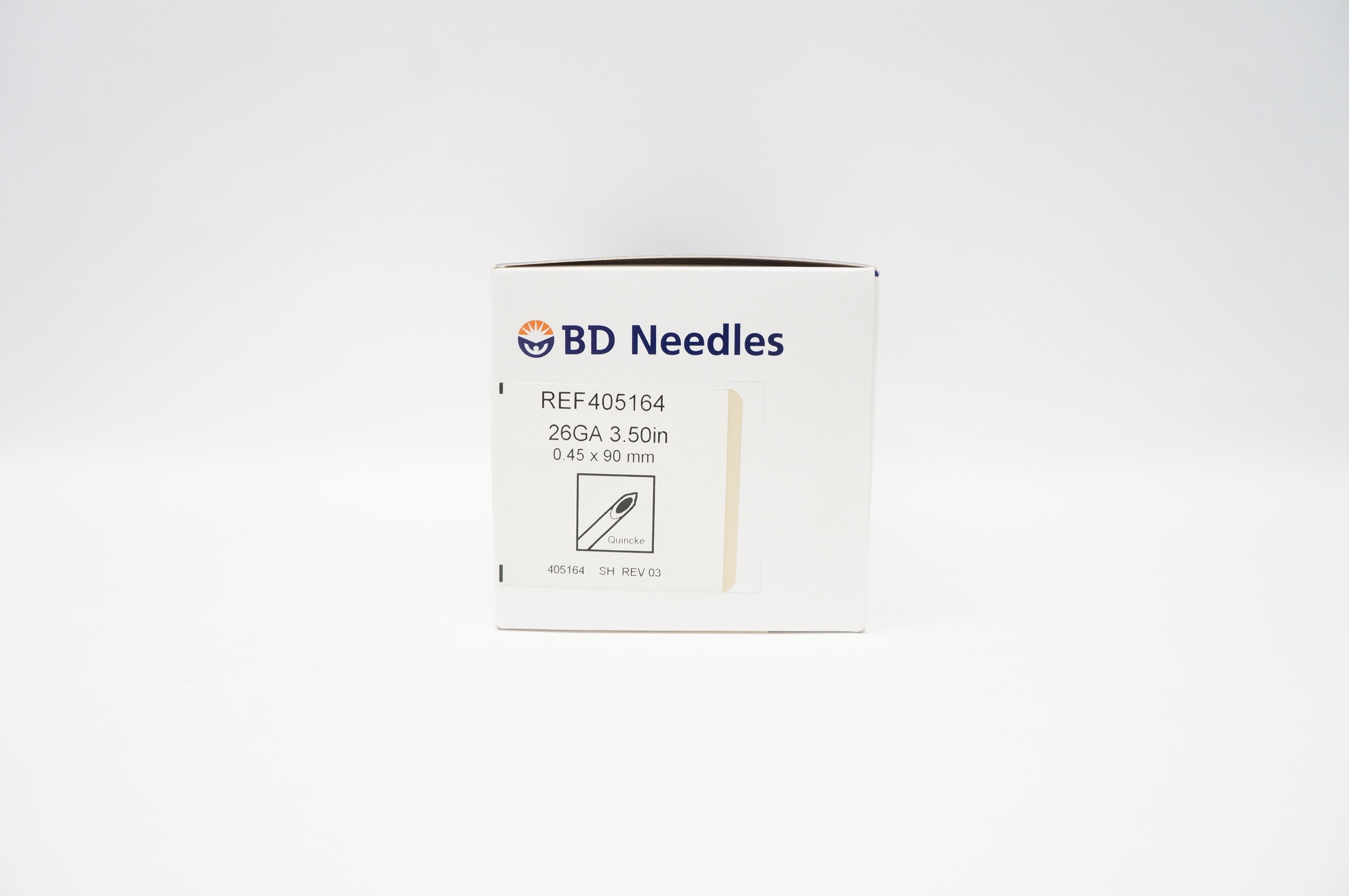 BD 405164 Spinal Ndle. 26Ga x 3.50inch (x) - Box of 25