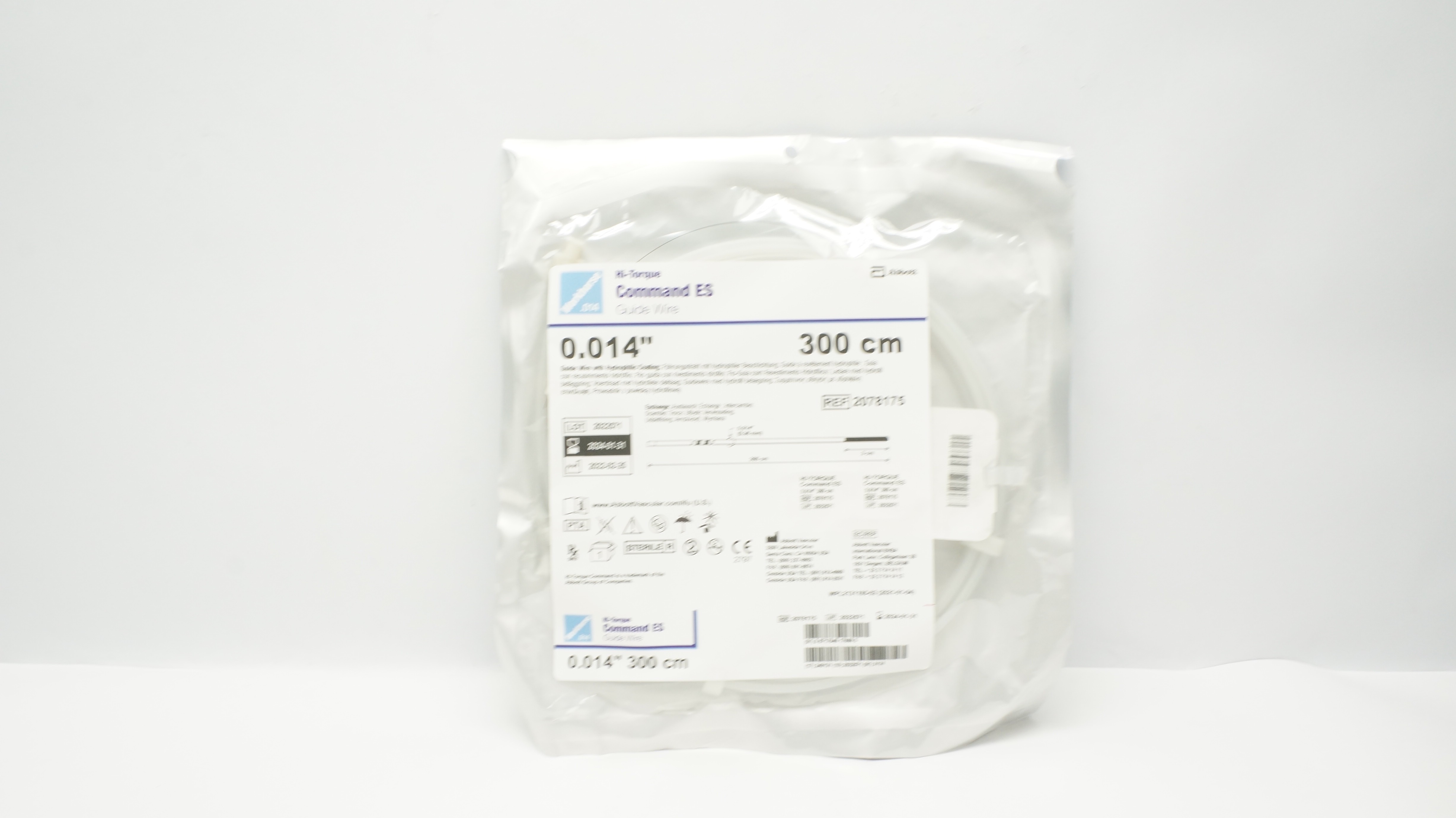 Abbott 2078175 Hi-Torque Command ES Guide Wire 0.014inch x 300cm (x)