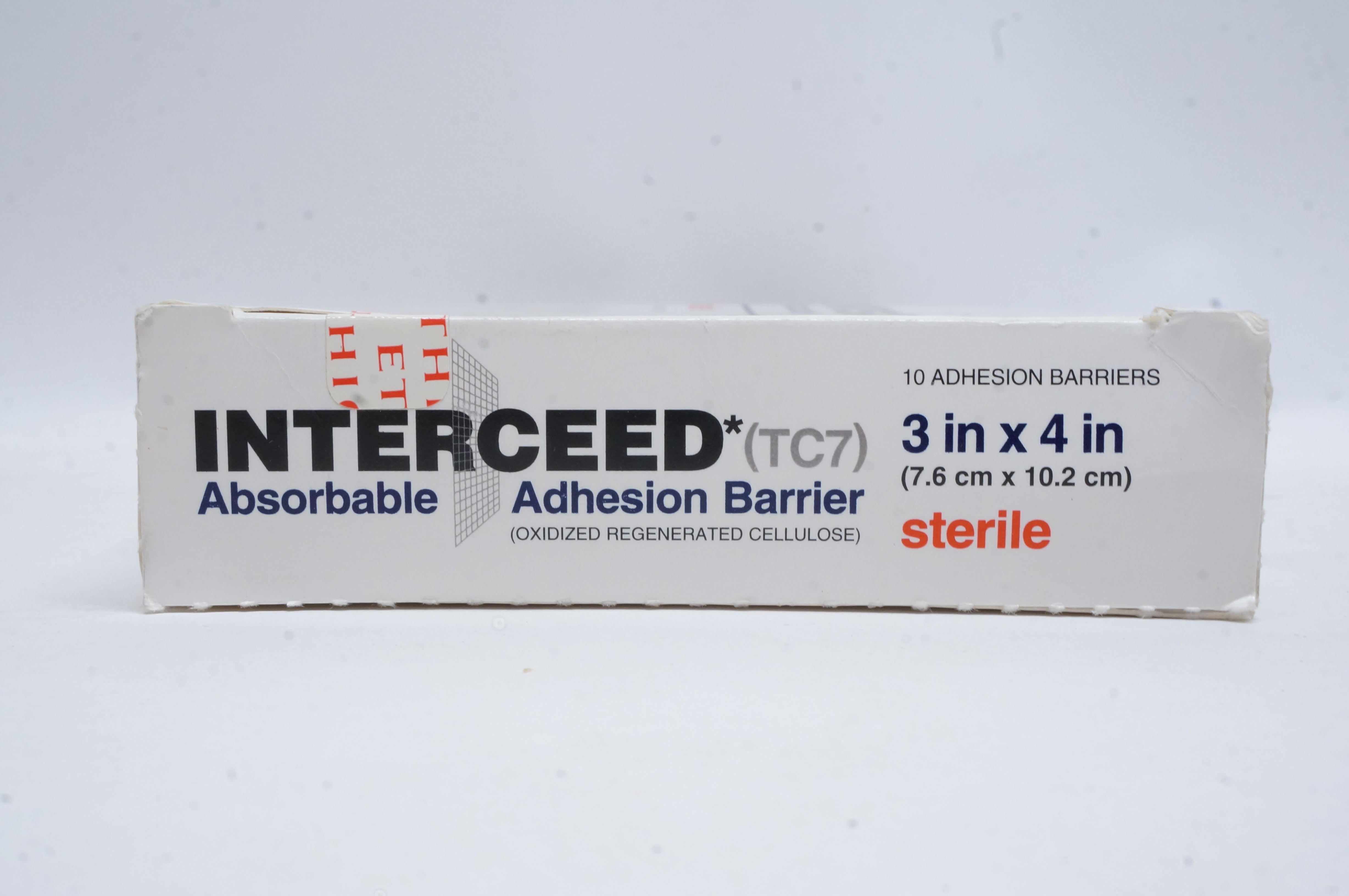 Gynecare 4350 Interceed Absorbable Adhesion Barrier 3inch x