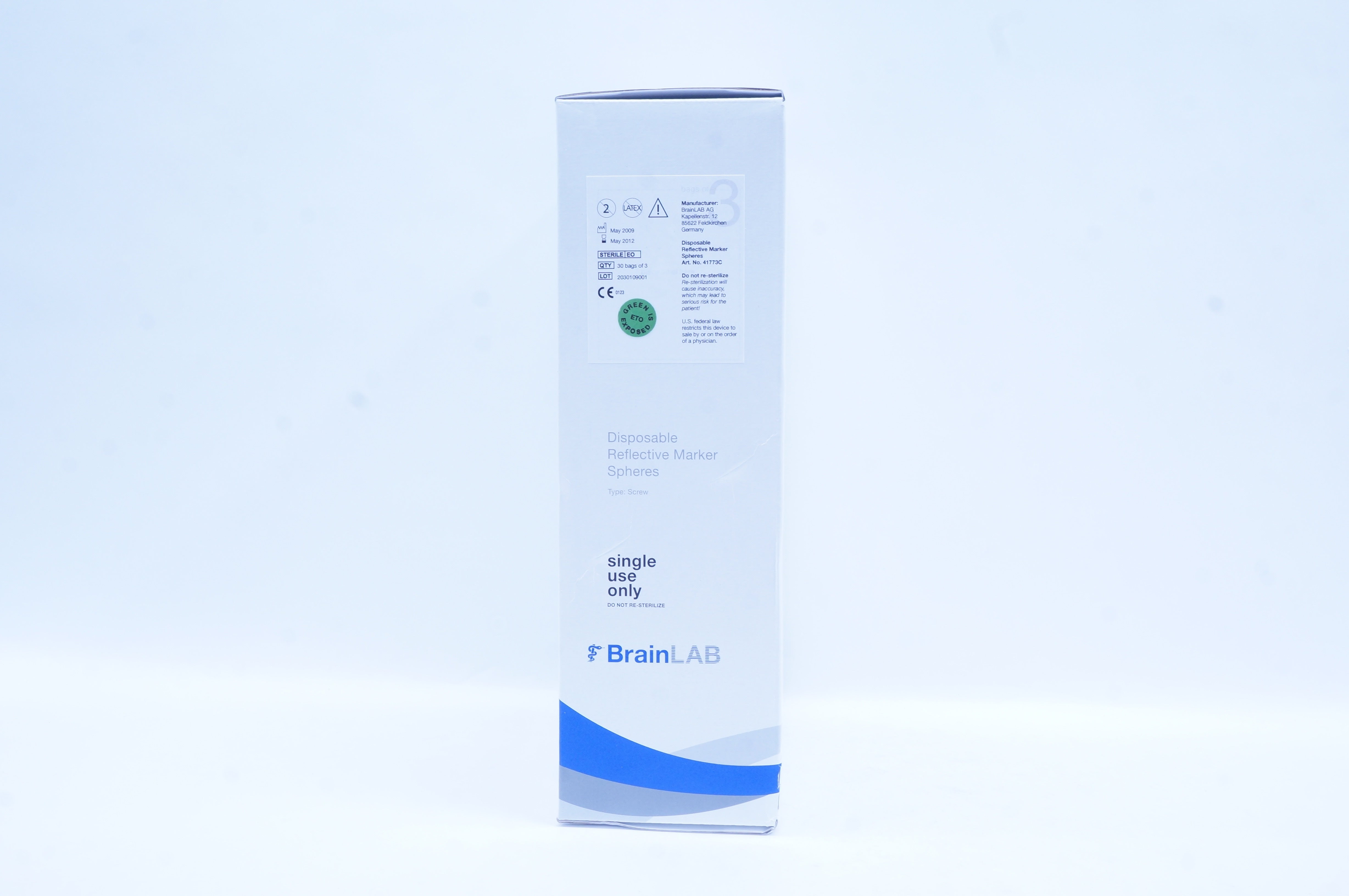 BrainLAB 41773C Disposable Reflective Marker Spheres (x) Box of 30