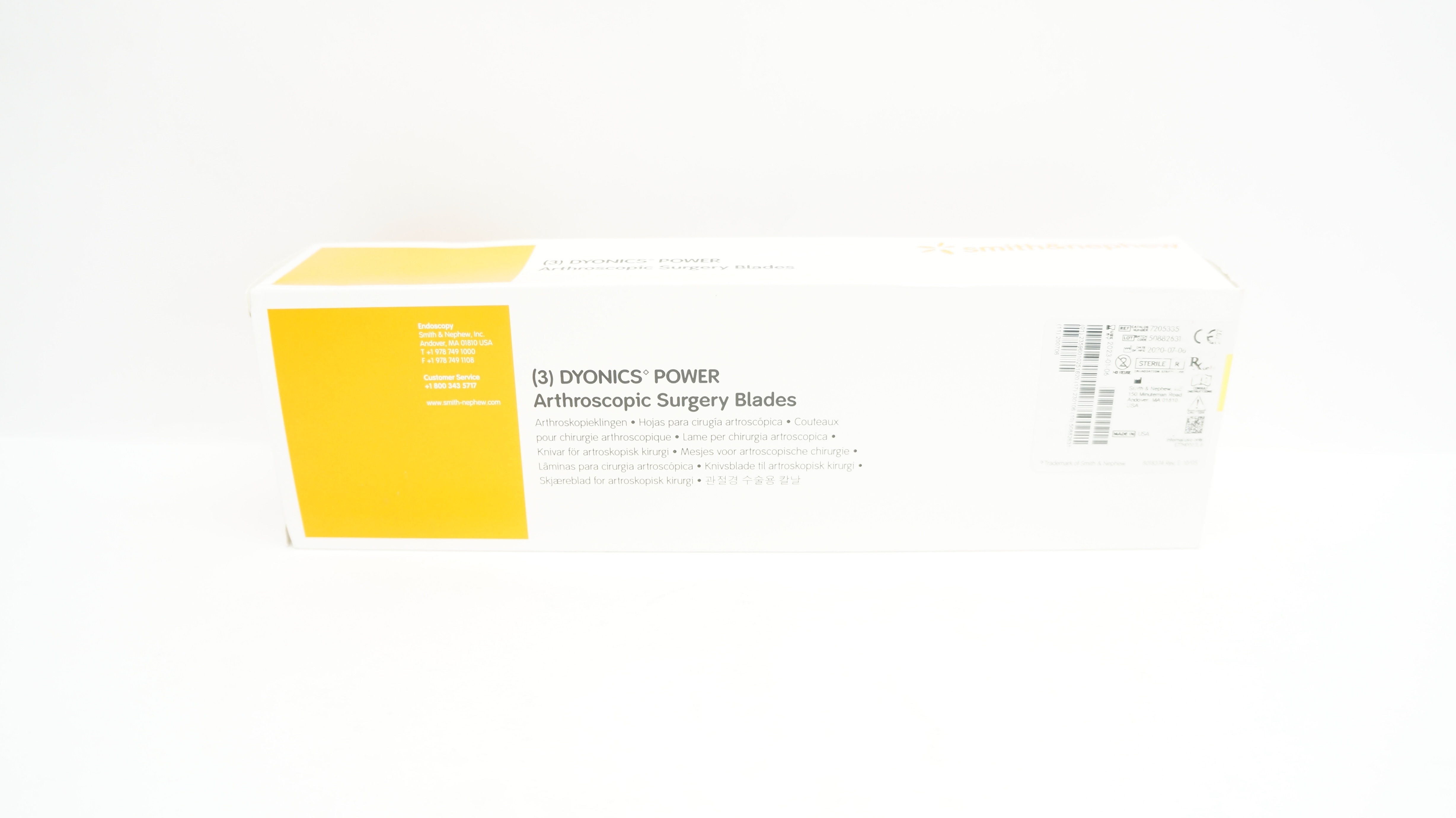 Smith&Nephew 7205335 Dyonics Arthroscopic Surgical Blade Curved (x