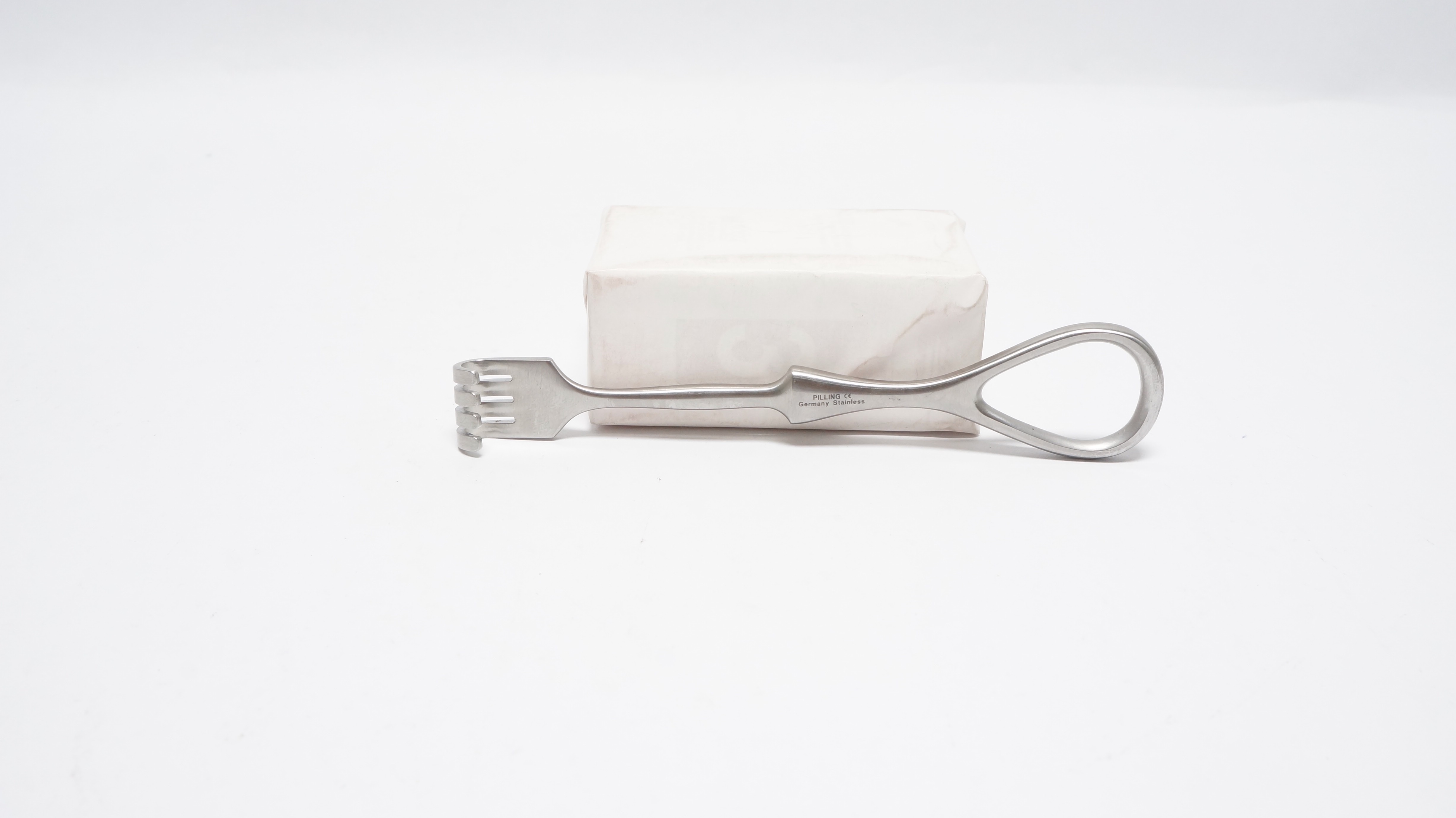 Pilling Rake PILLING 164384 Volkmann Rake Retractor 4 Prong Blunt Blade