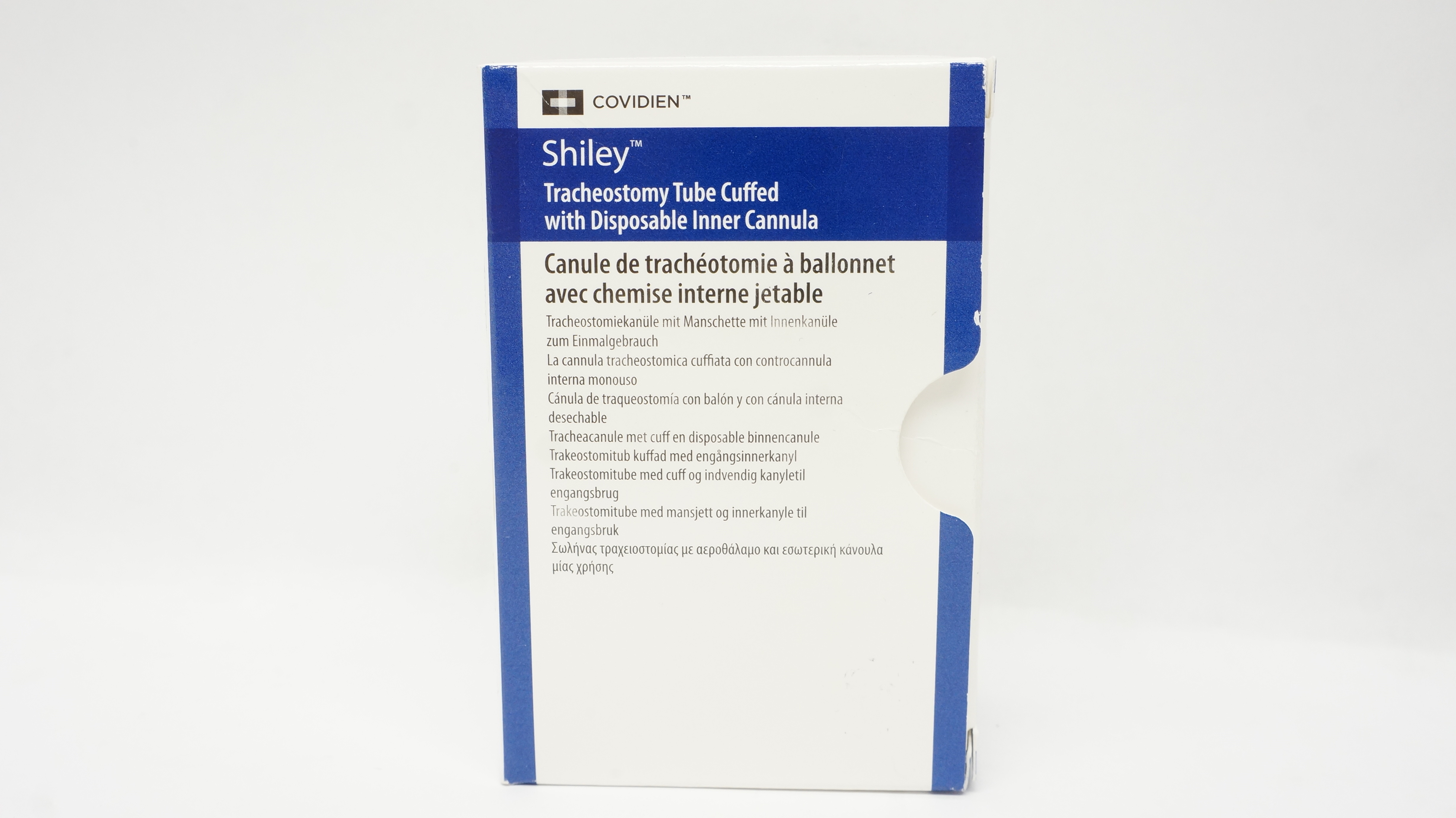 Covidien 8DCT Shiley Tracheostomy Tube Cuffed 7.6 ID x 12.2 OD x 27.0 x 79mm (x)