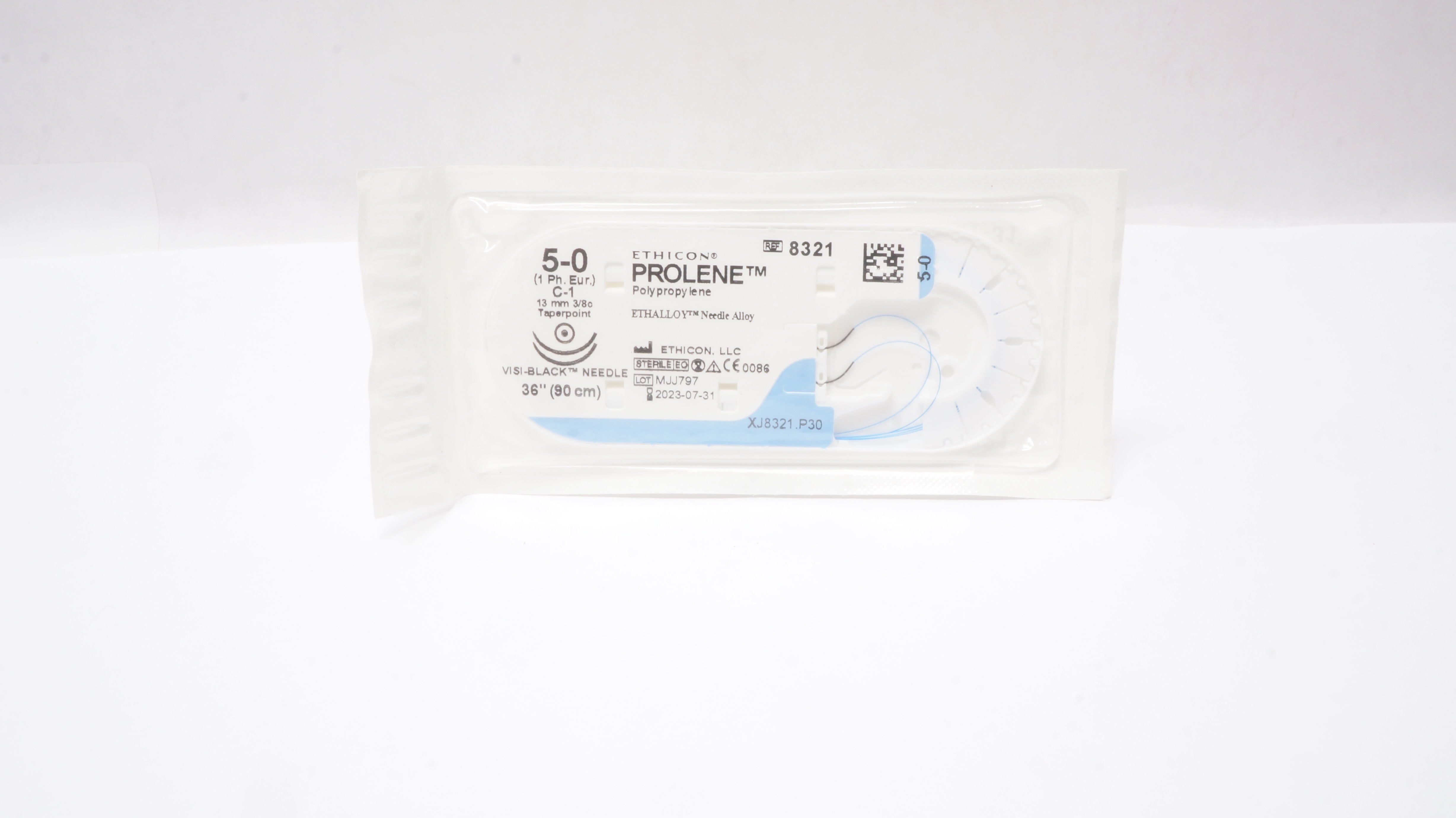 Ethicon 8321 5-0 PROLENE Polypropylene Stre C-1, 13mm 3/8c Taperpoint, 36inch