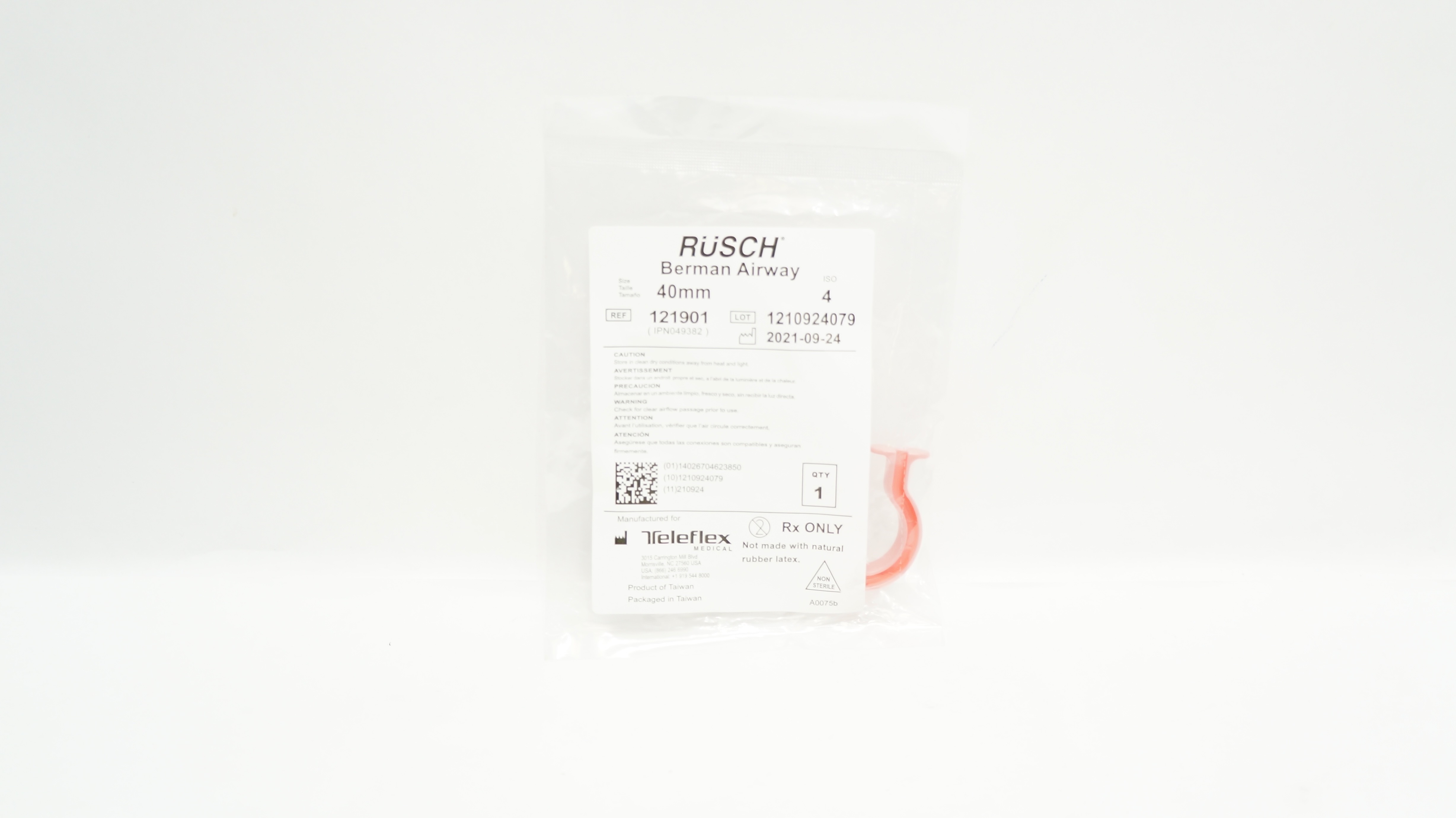 Teleflex 121901 Rusch Berman Airway 40mm