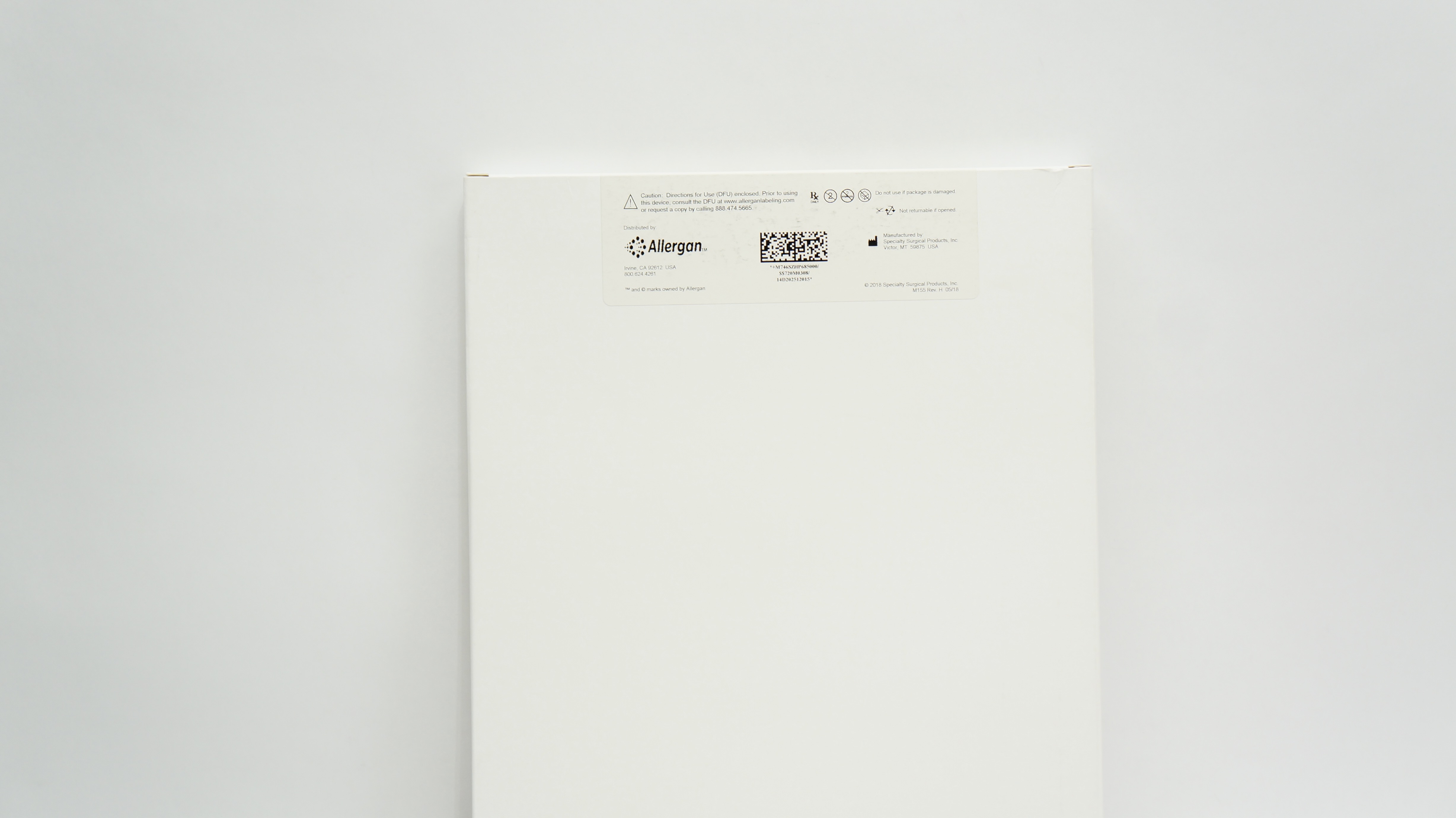 Allergan SZHP68500 Sterile Saline Breast Implant Sizer 500cc