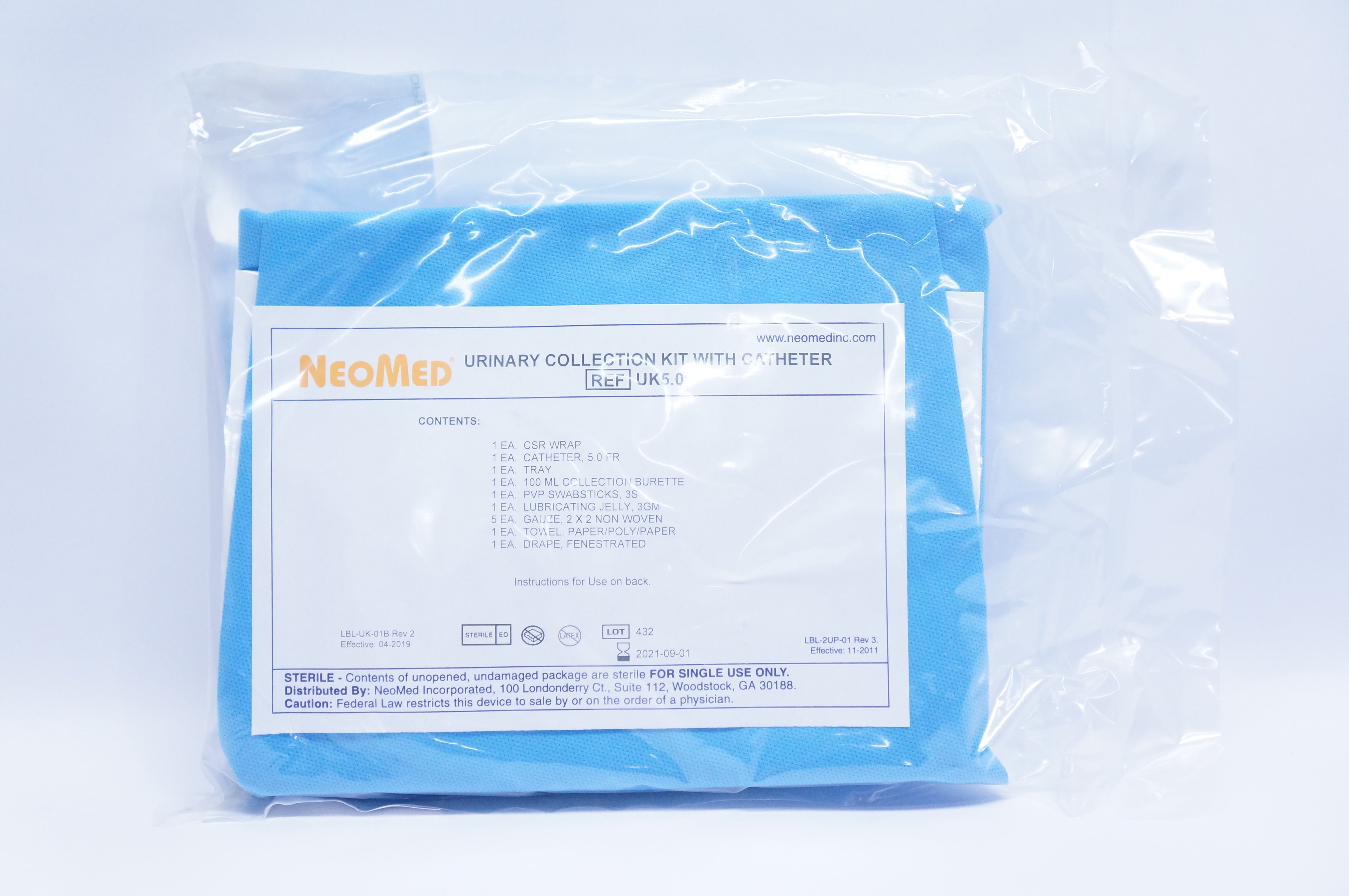 NeoMed UK5.0 Urinary Collection Kit With Catheter