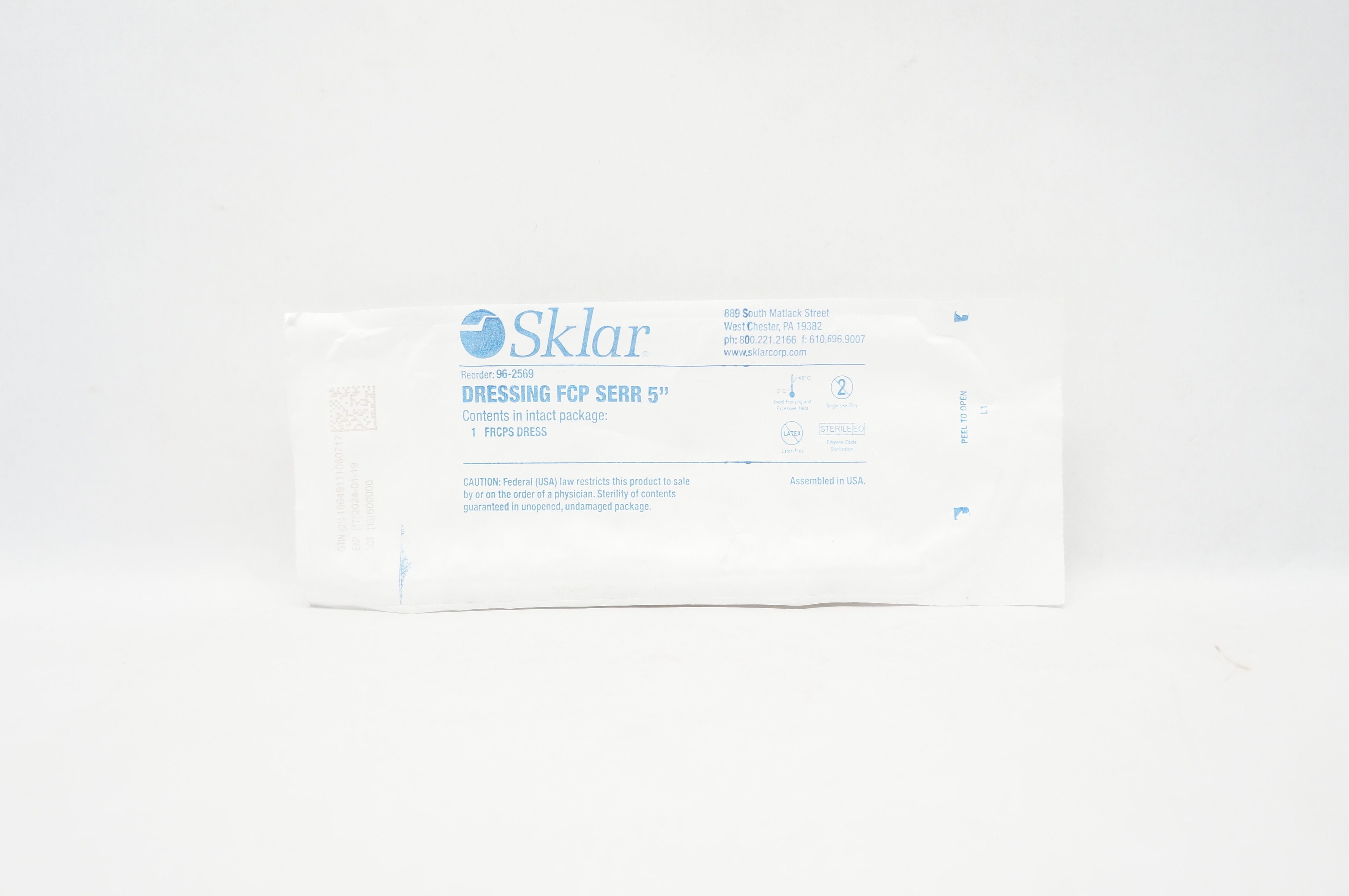 Sklar 96-2569 Dressing FCP Serr 5 inch